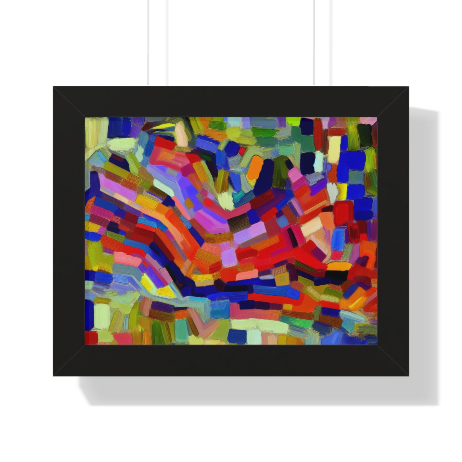 Vivid Echoes in Motion | Framed Print