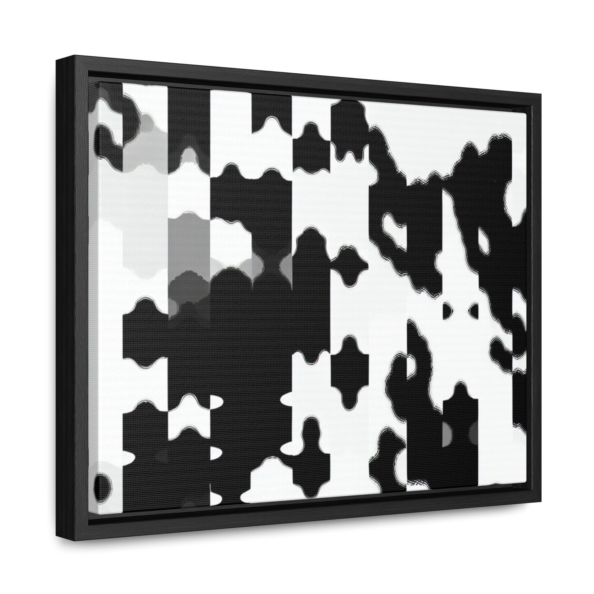 Tension in Monochrome | Framed Canvas