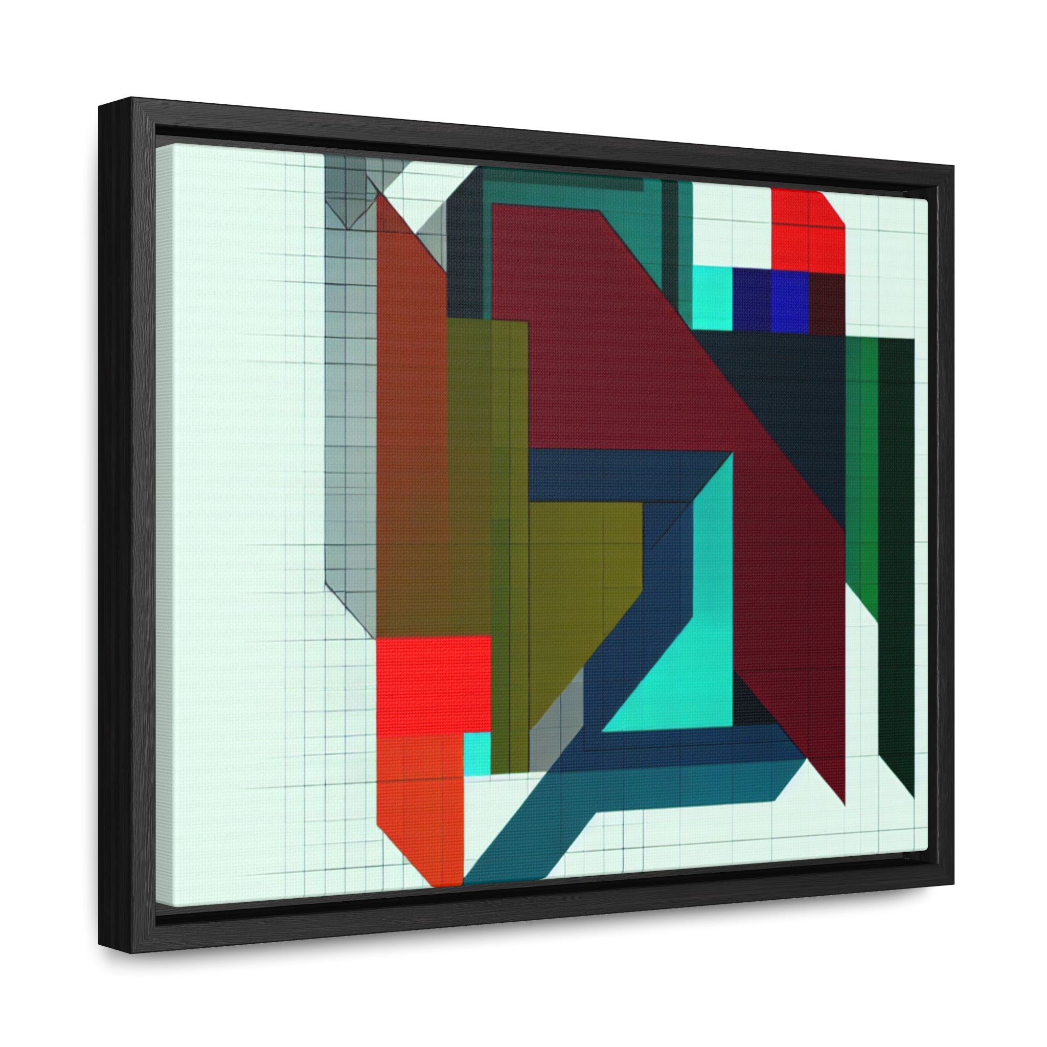 Fractured Harmony and Motion | Framed Canvas