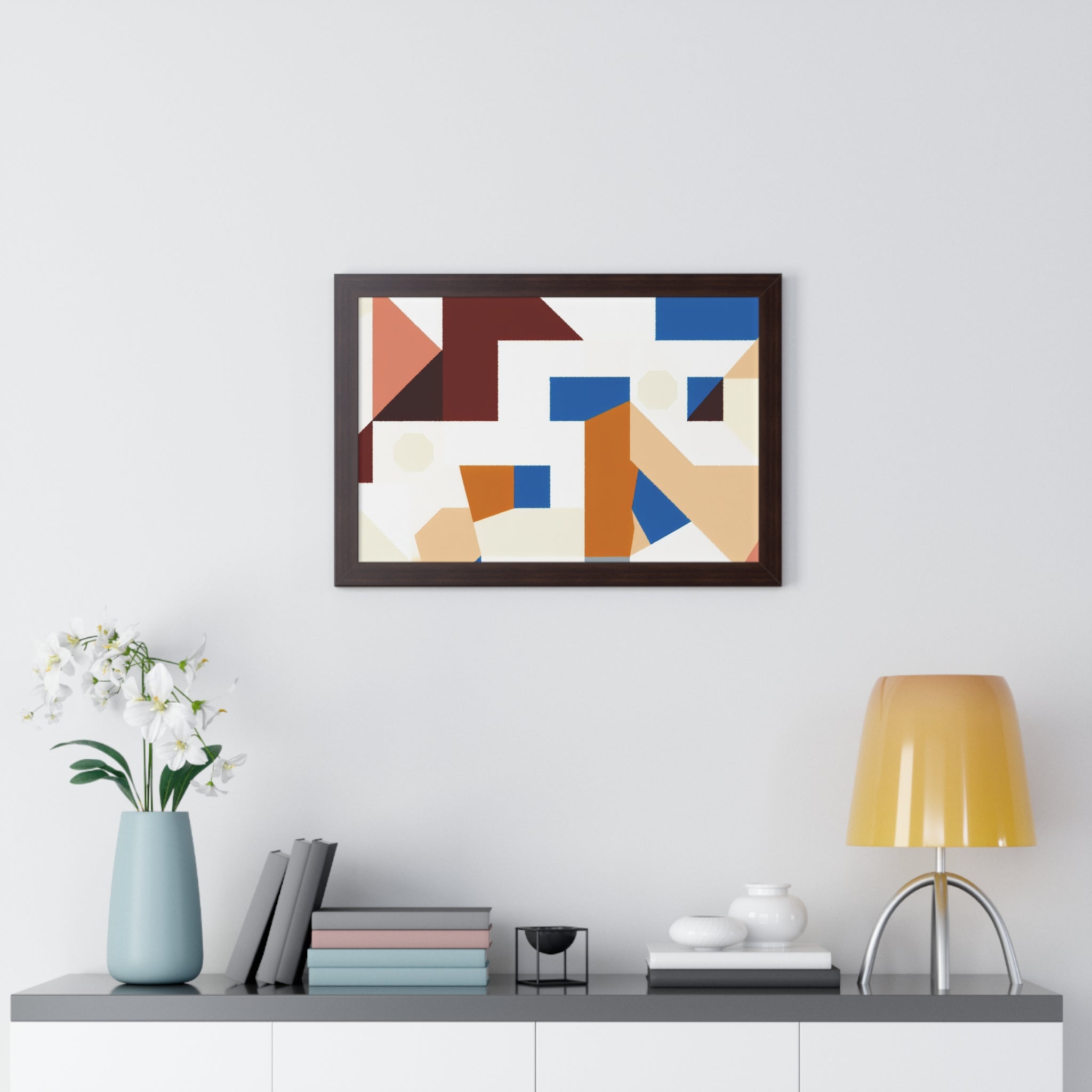 Rhythmic Fragments of Color | Framed Print