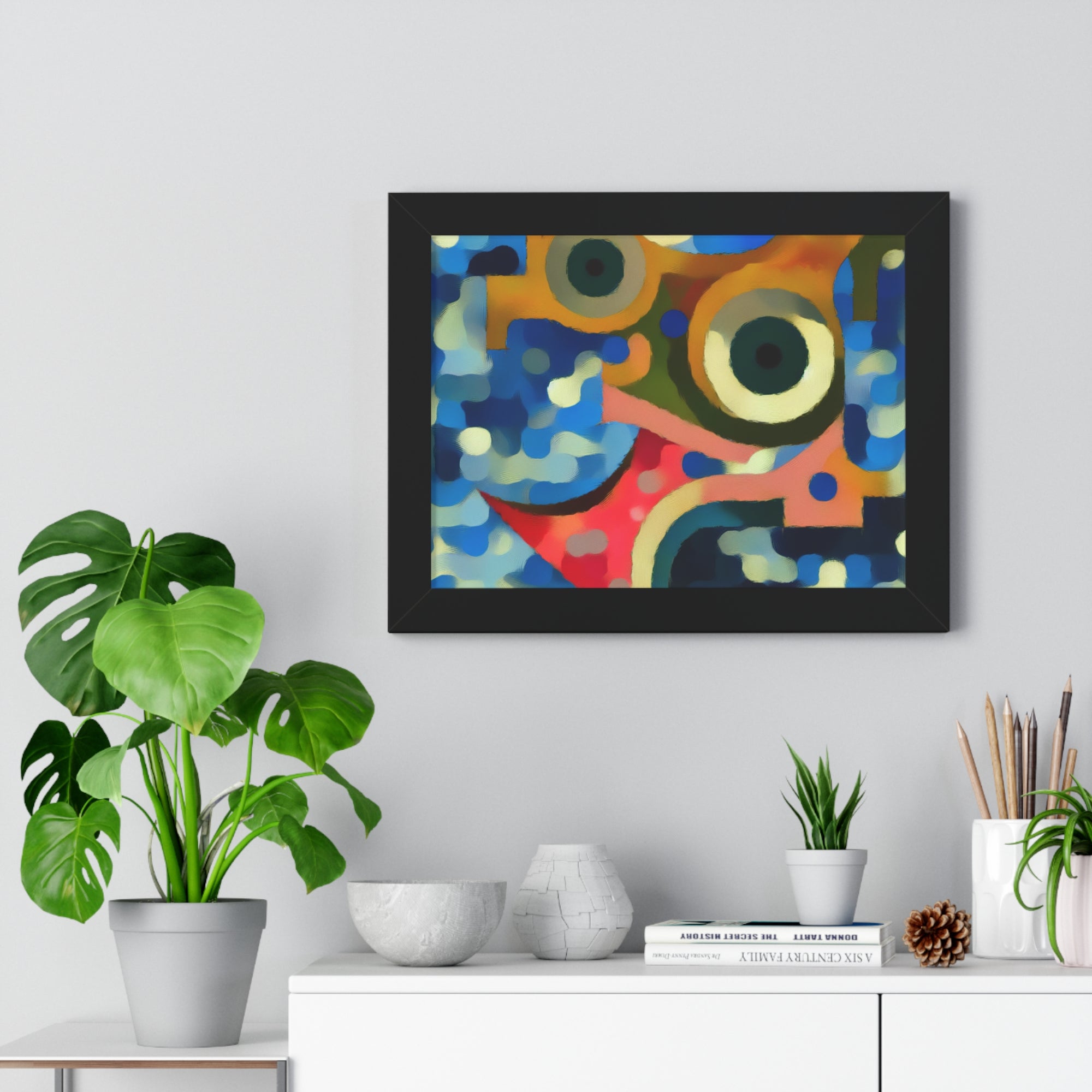 Oceanic Whispers and Kaleidoscope Dreams | Framed Print