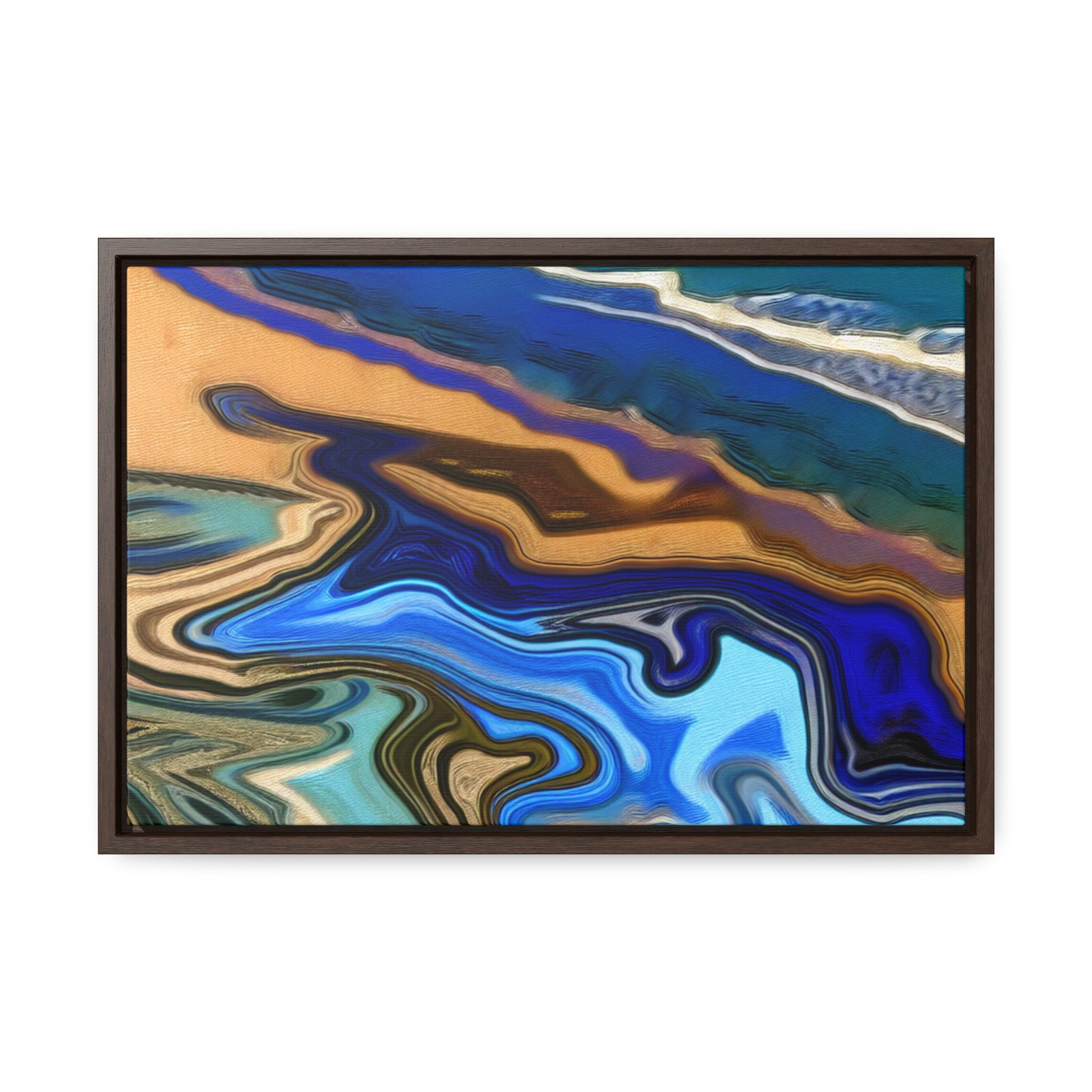 Tidal Whisperings | Framed Canvas