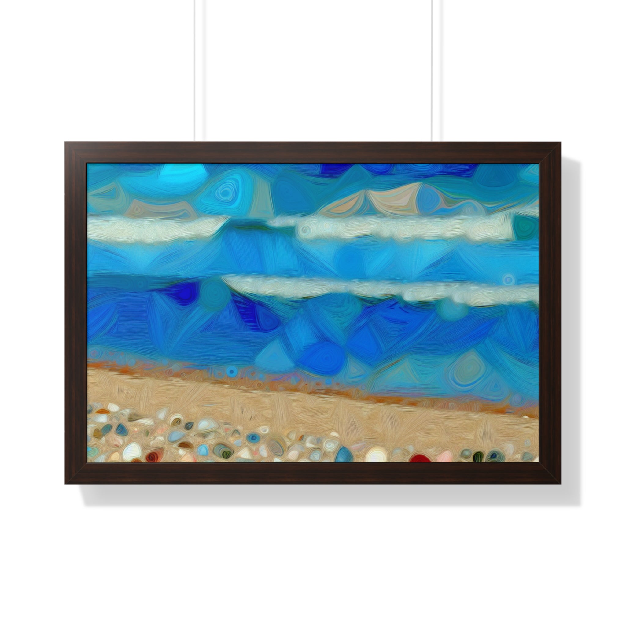 Whispers of Tidal Serenity | Framed Print