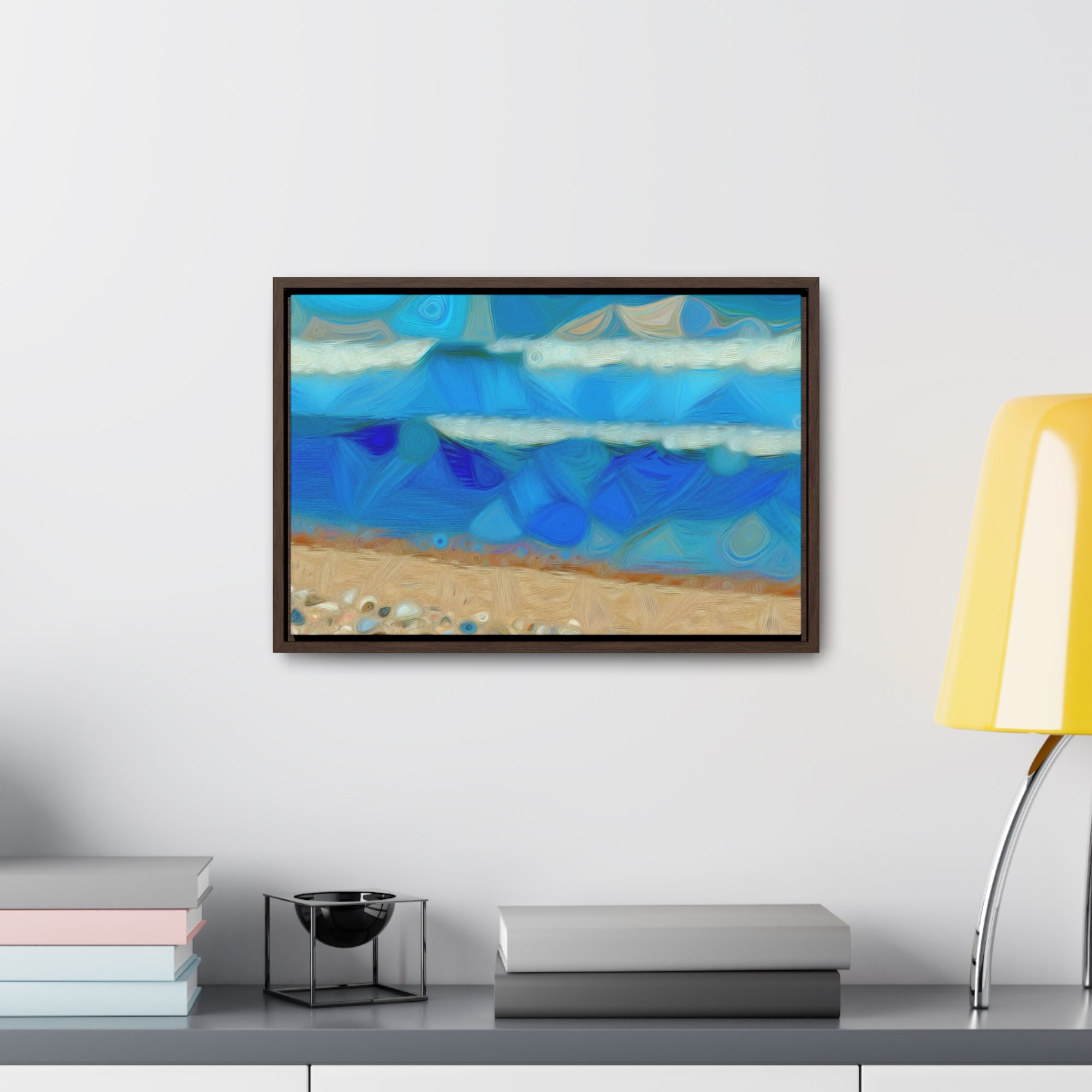 Whispers of Tidal Serenity | Framed Canvas