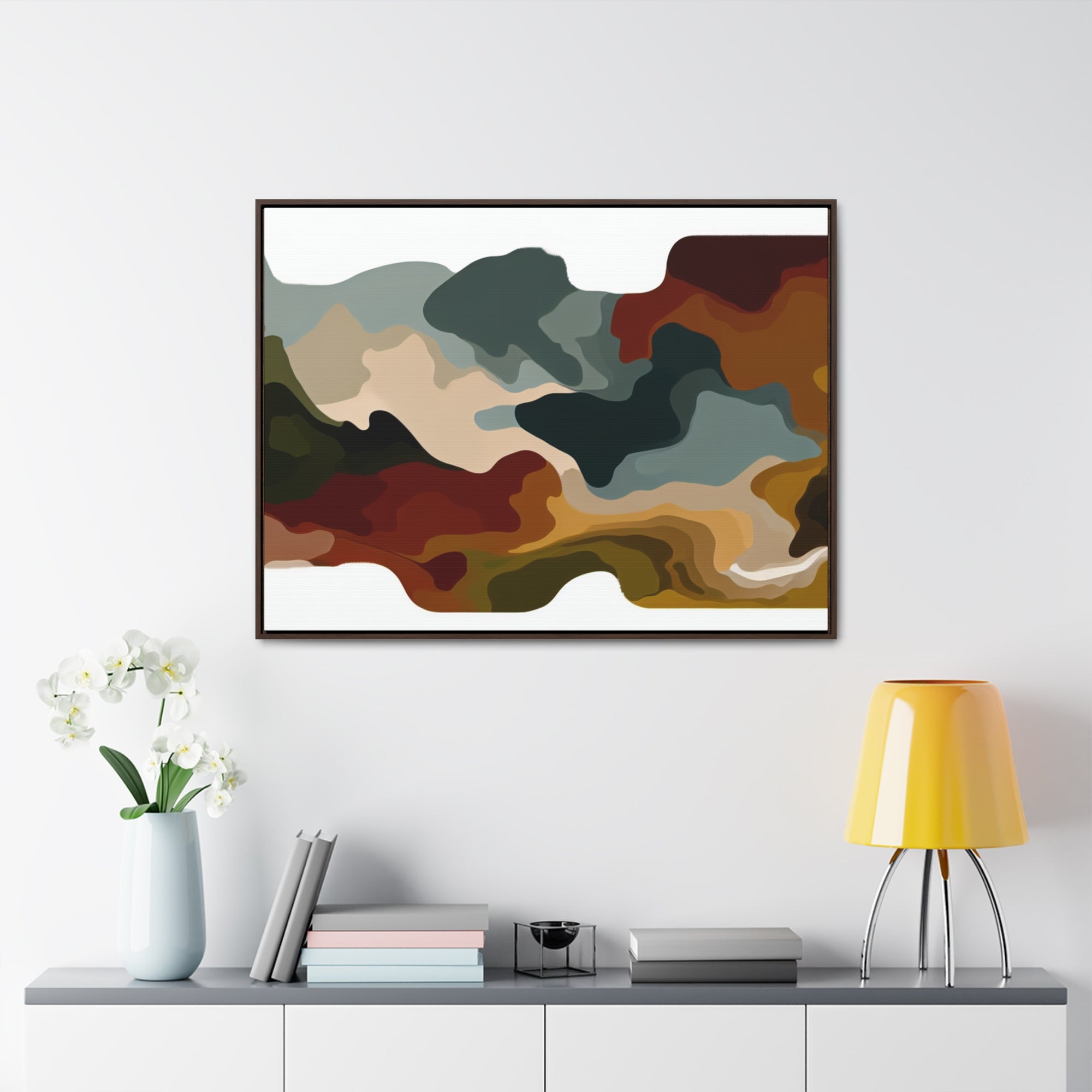 Whispers of Earth and Sky | Framed Canvas