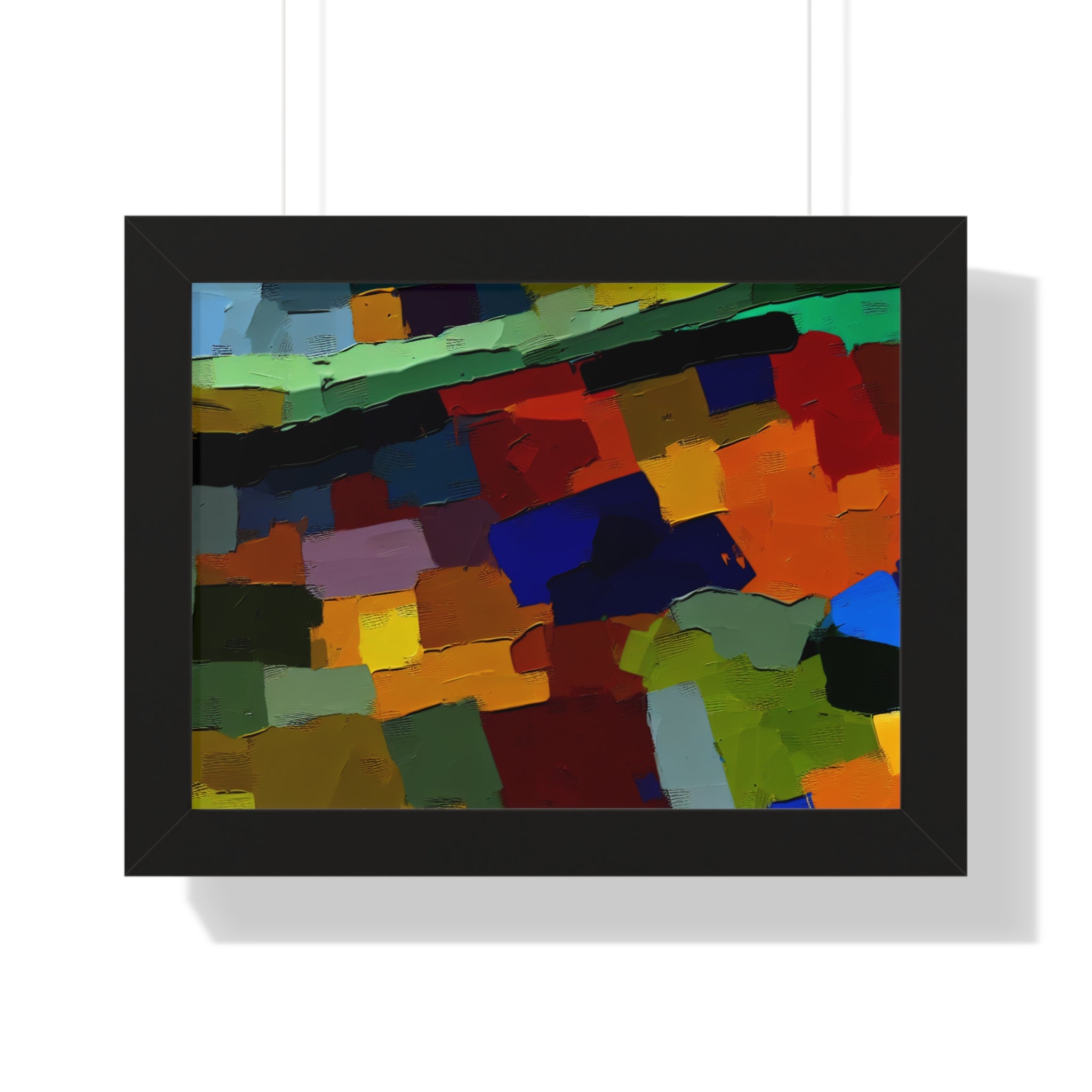 Chromatic Drift and Depth | Framed Print