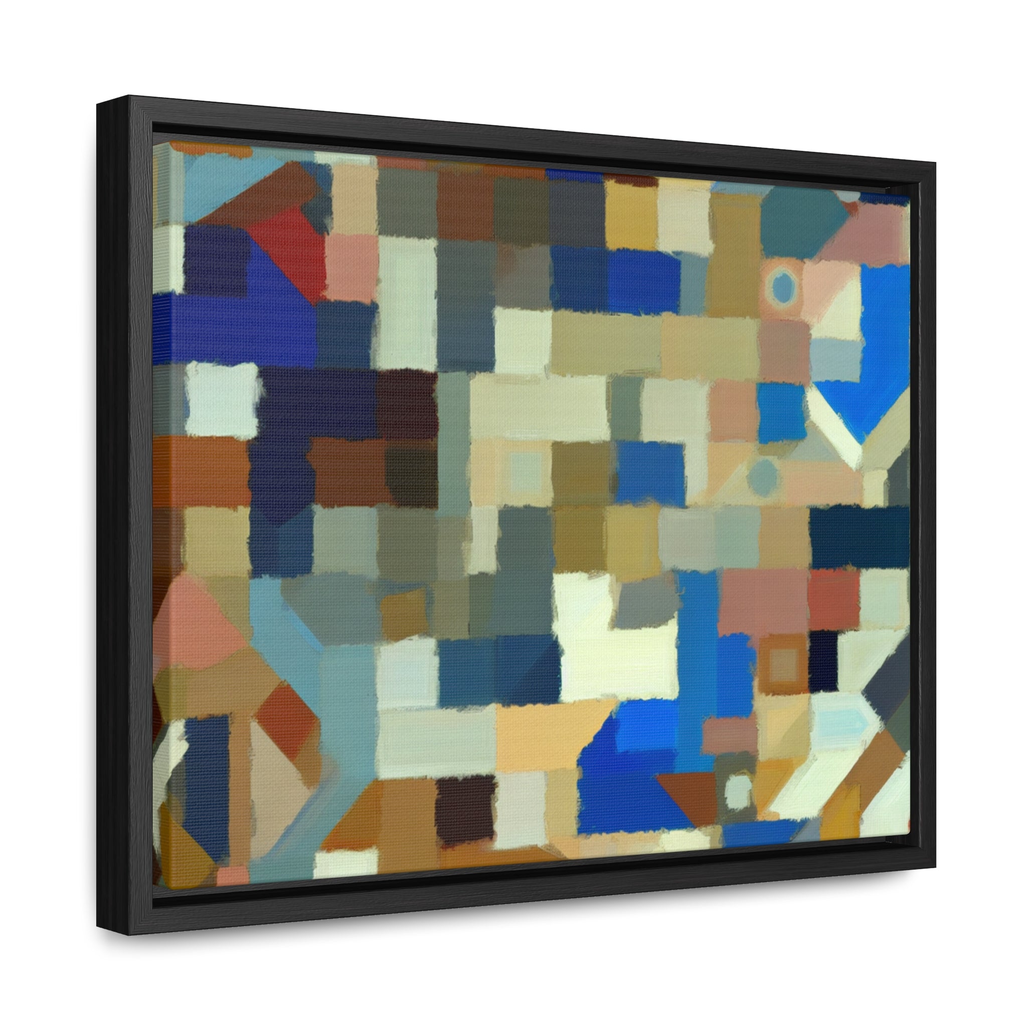 Fractured Symphony of Color | Framed Canvas