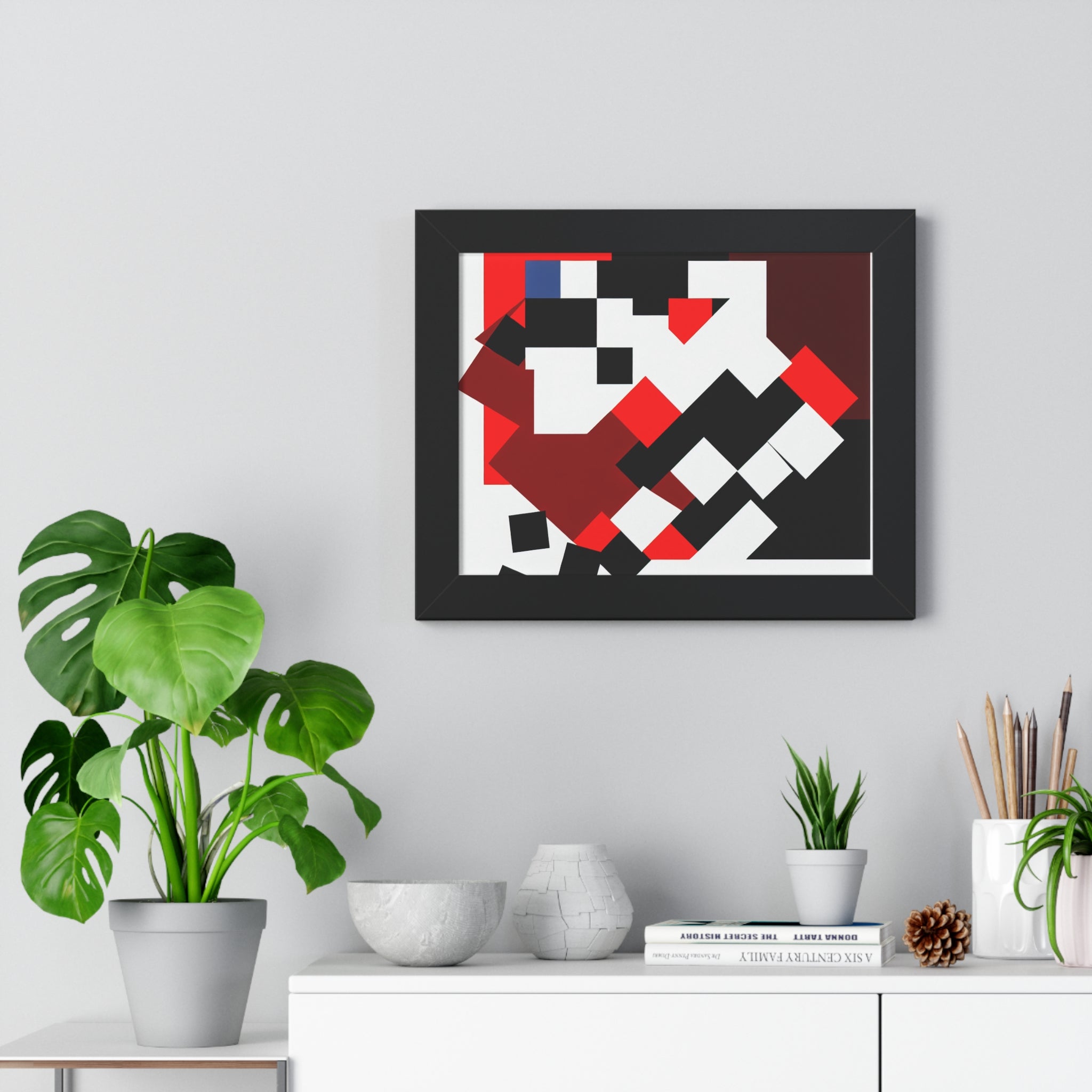 Eclipsed Geometry and Emotion | Framed Print