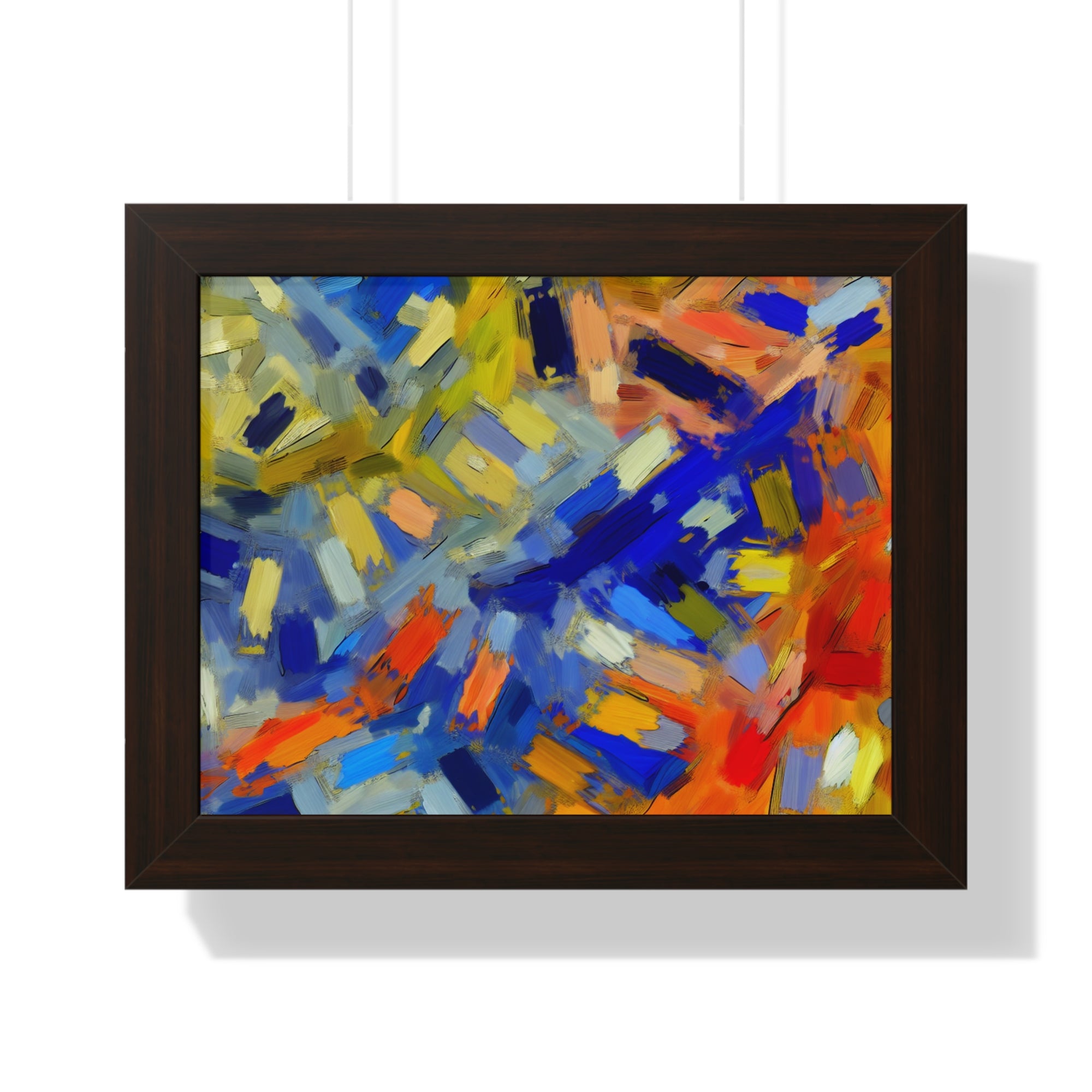 Chromatic Dance of Emotion | Framed Print