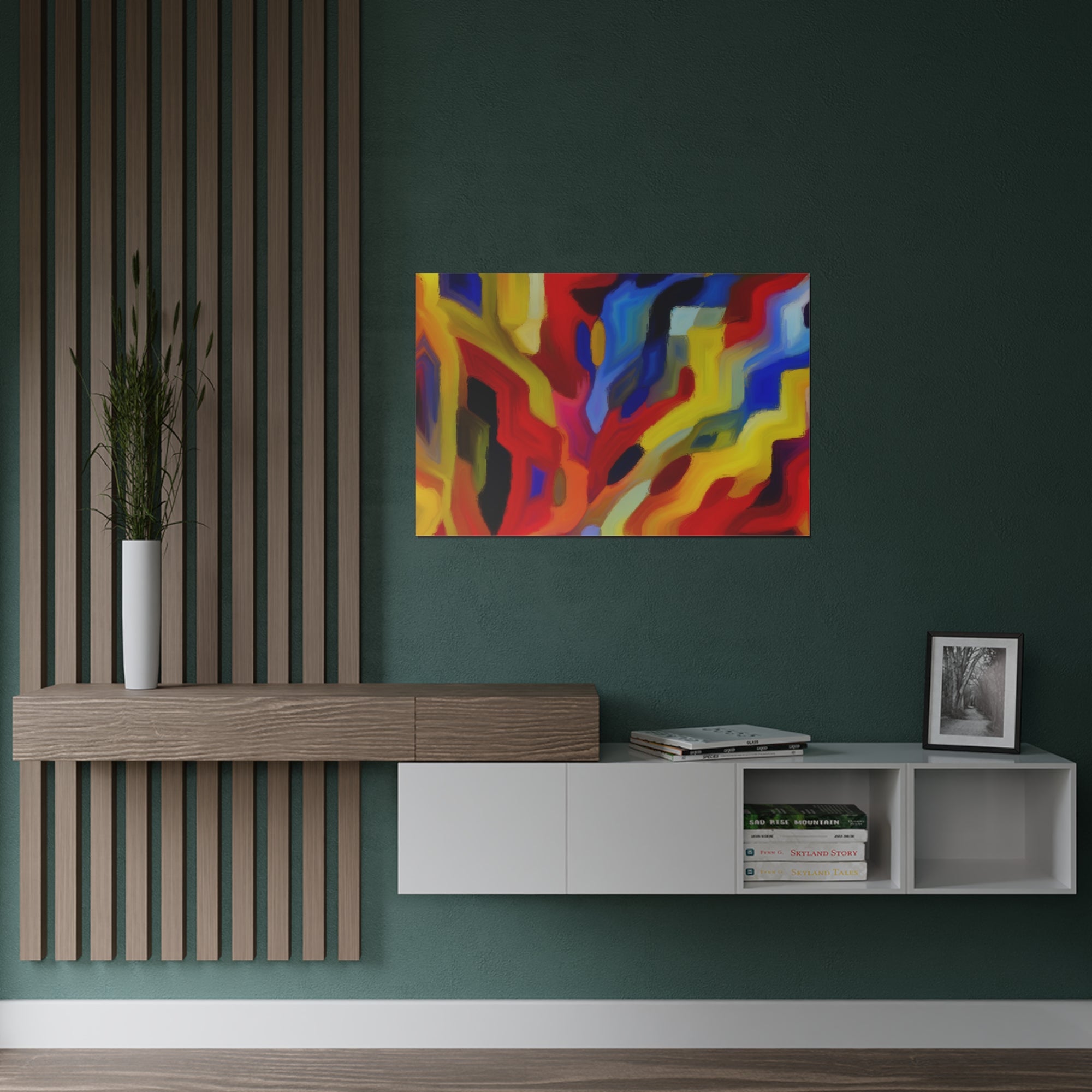 Chromatic Chaos Unveiled | Satin Print