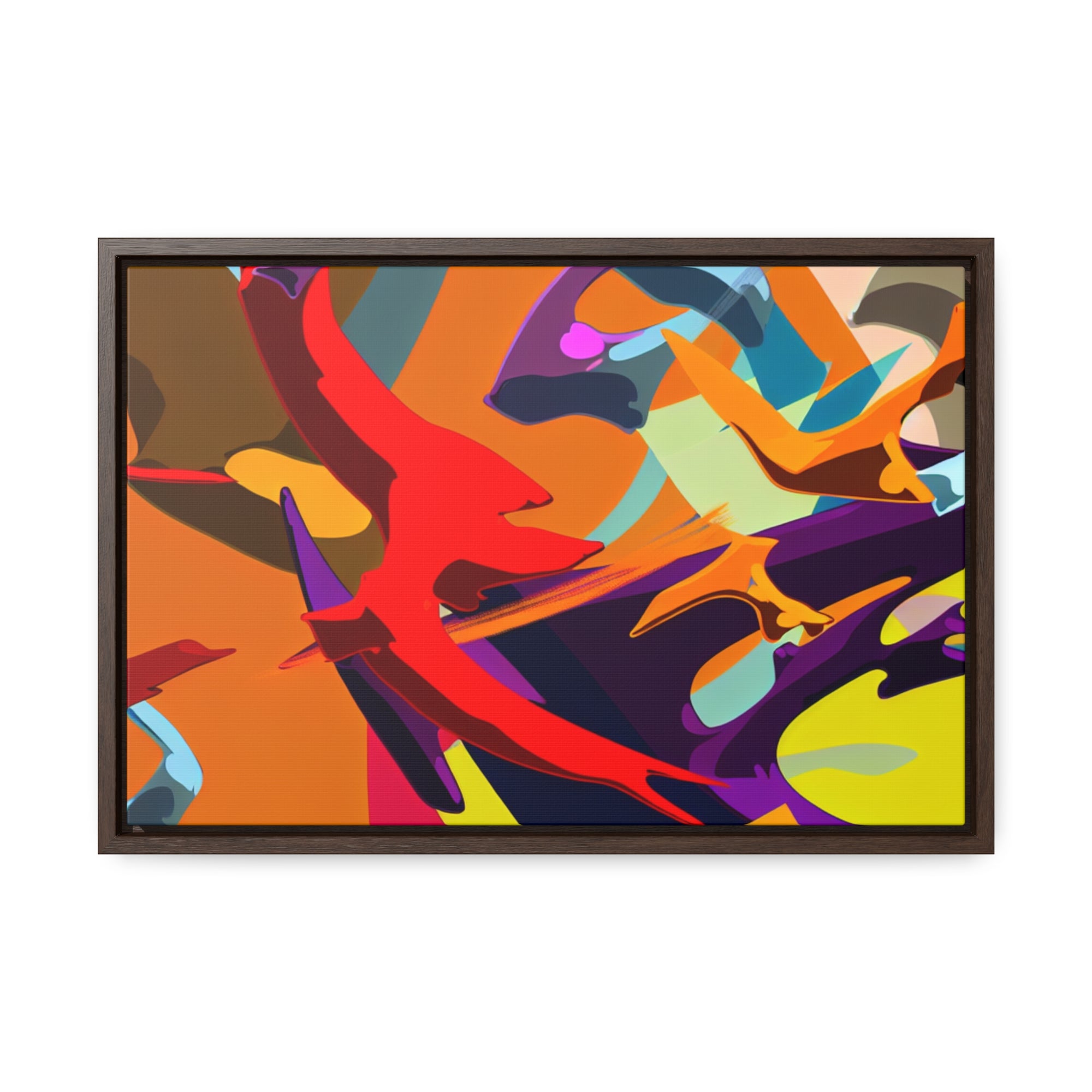 Elysium Dreams and Colors | Framed Canvas