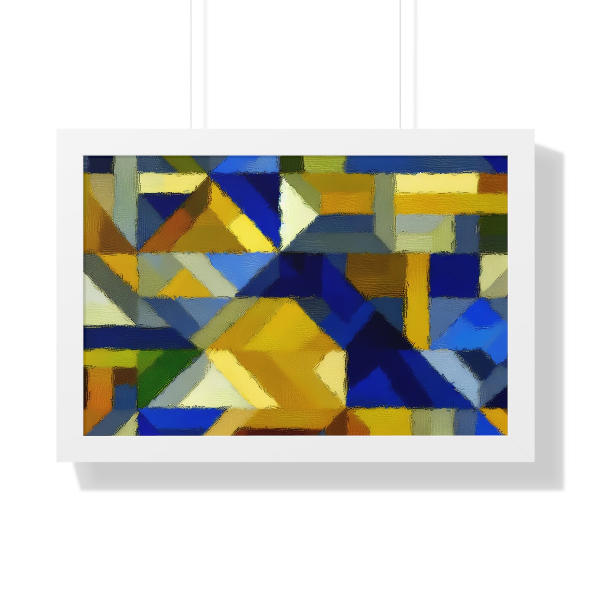 Fractured Vibrance and Motion | Framed Print