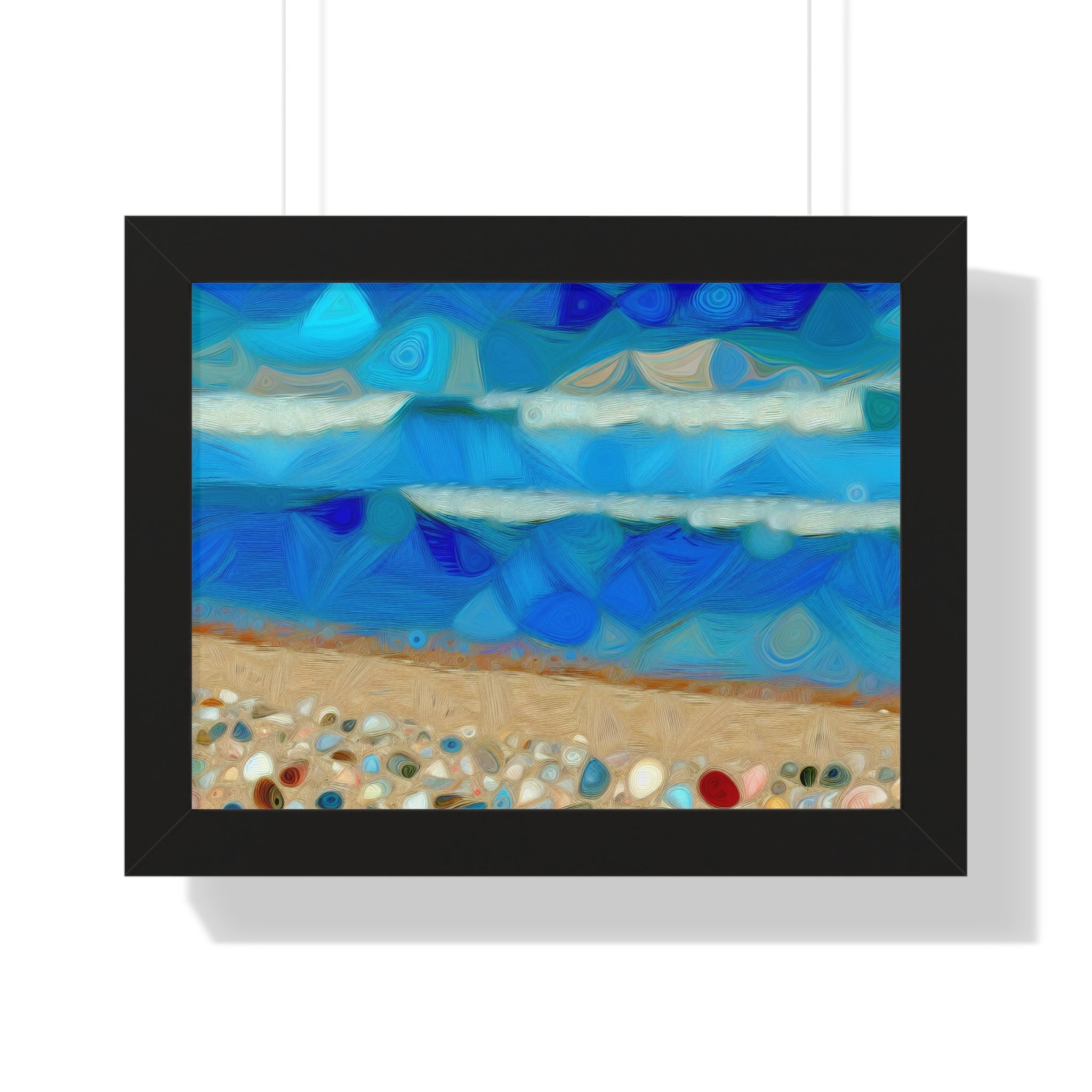 Whispers of Tidal Serenity | Framed Print