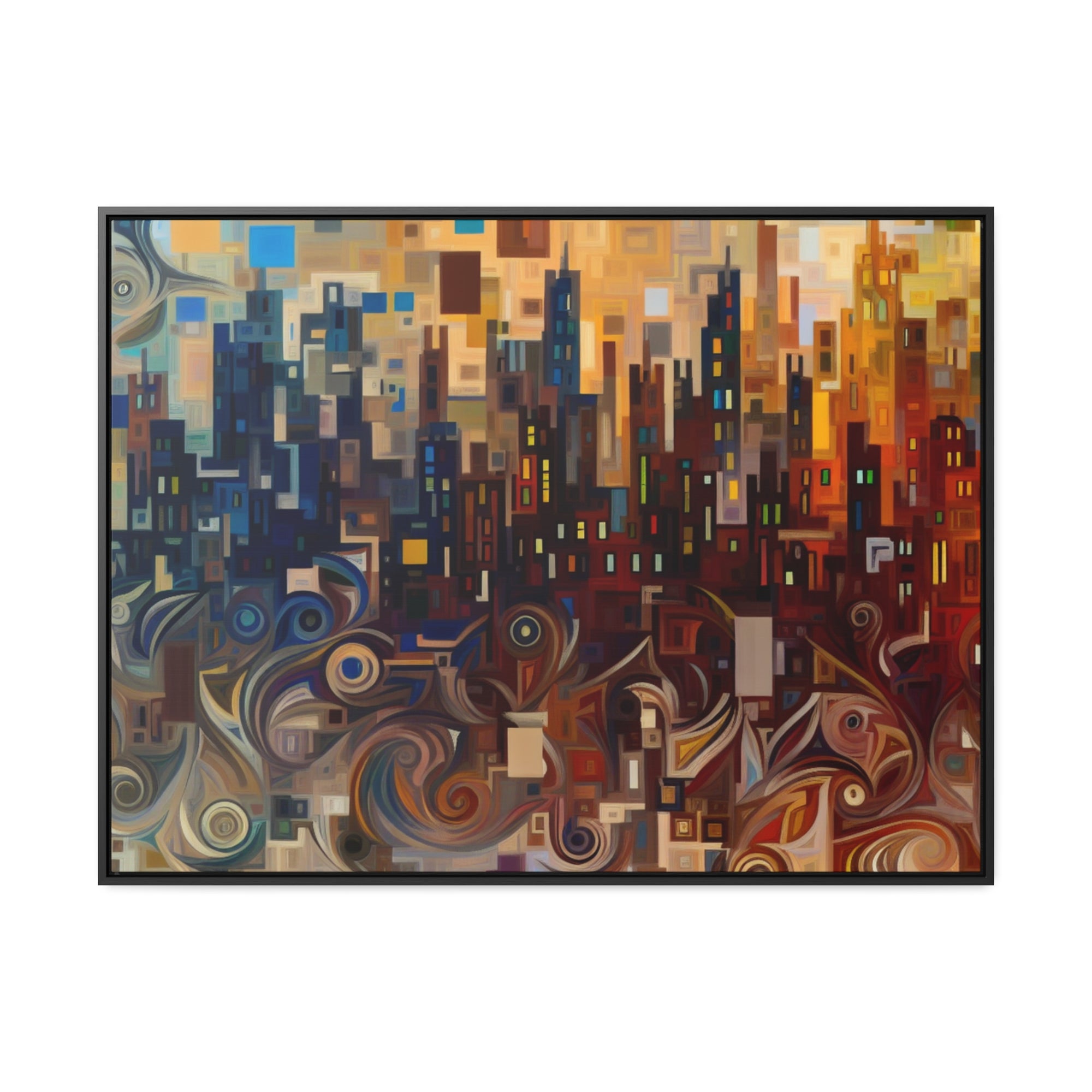 Metropolitan Rhythm | Framed Canvas