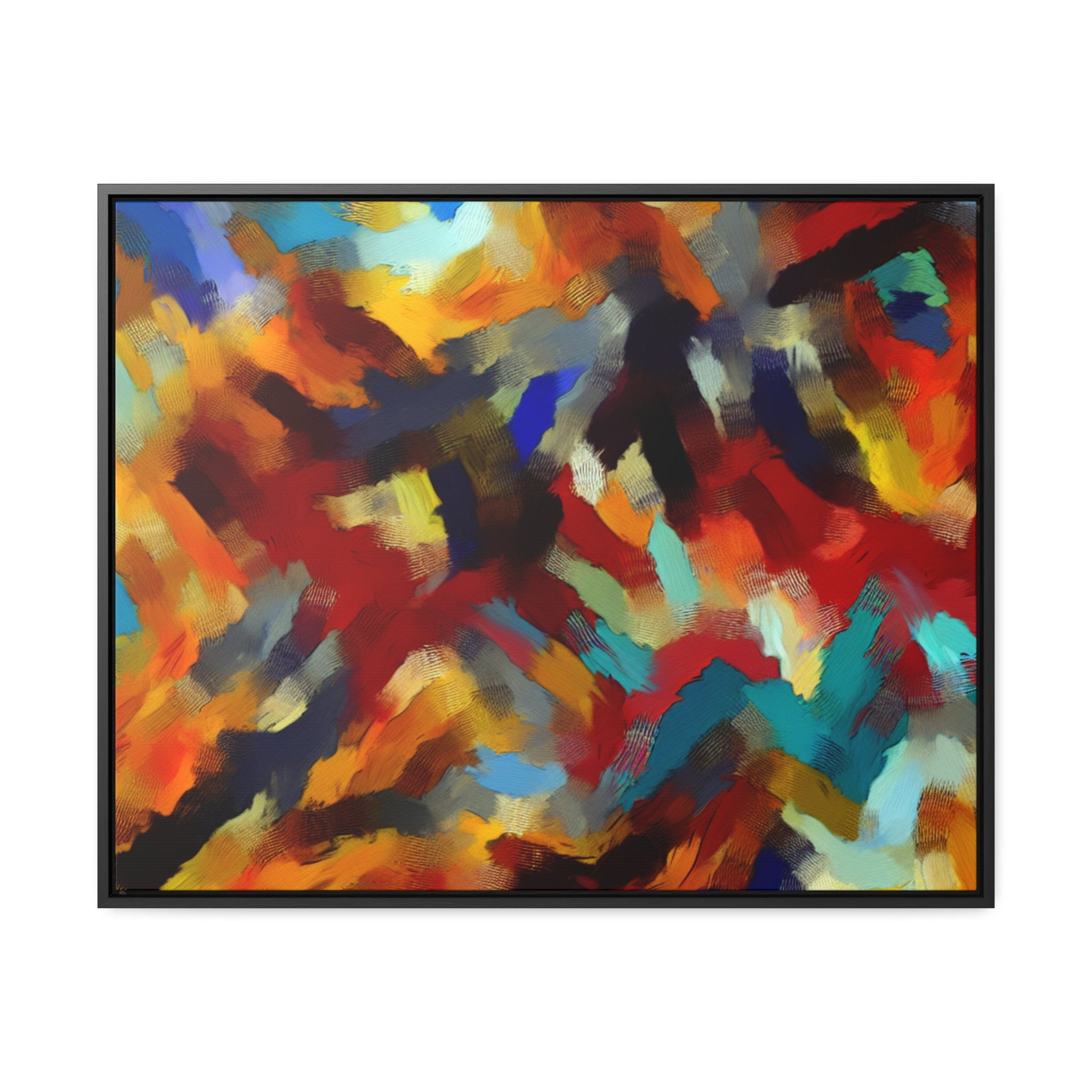 Euphoria in Chaos | Framed Canvas