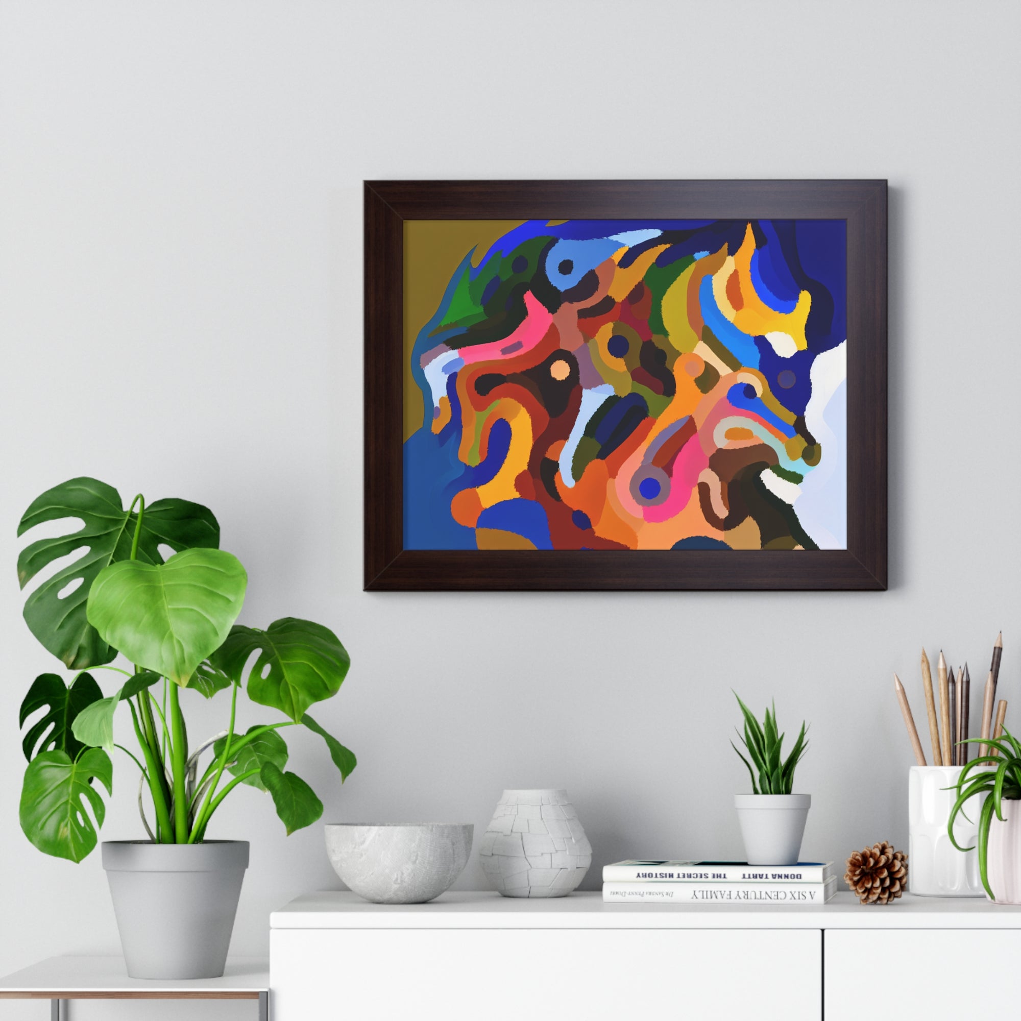 Primal Whispers of Motion | Framed Print