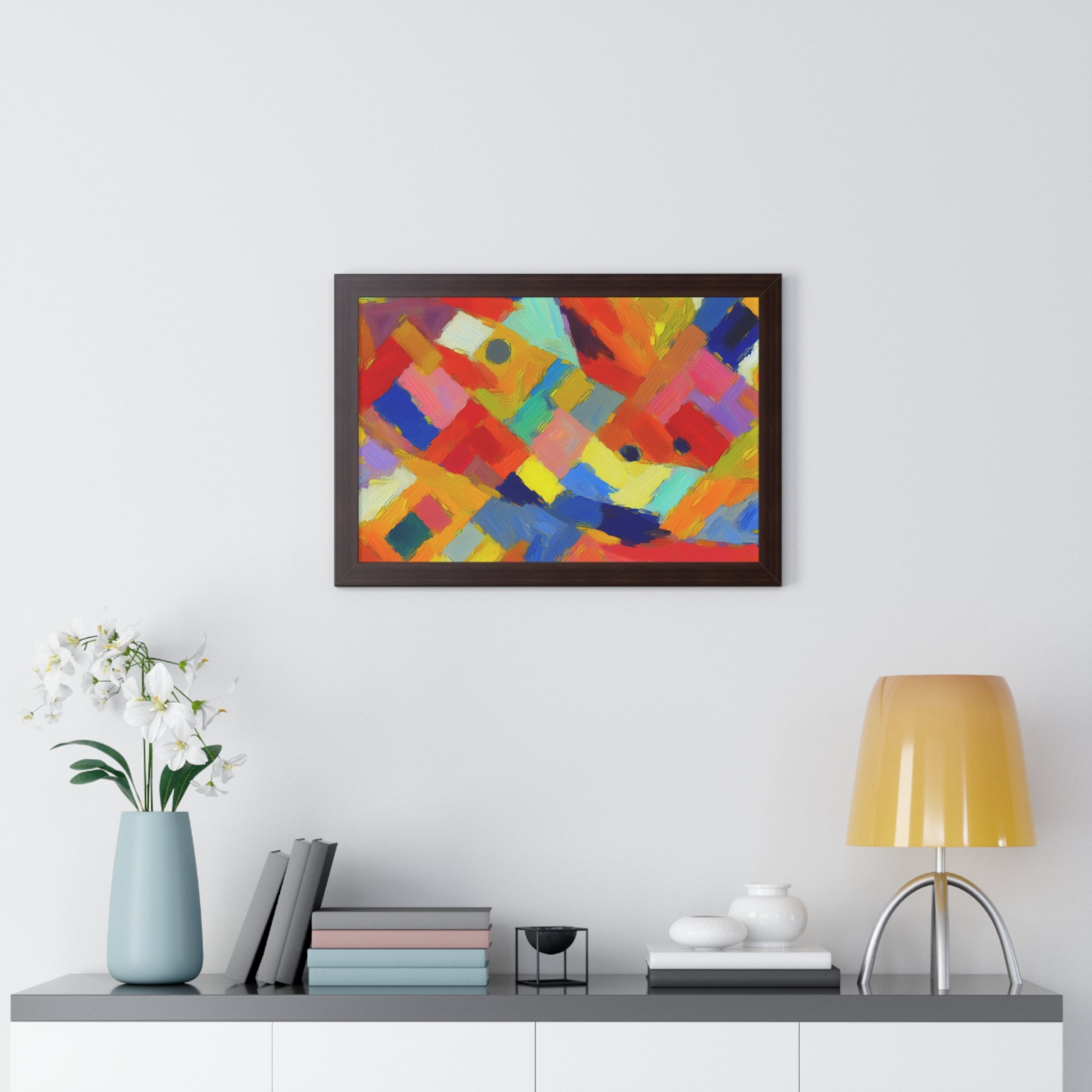 Dynamic Harmony in Color | Framed Print