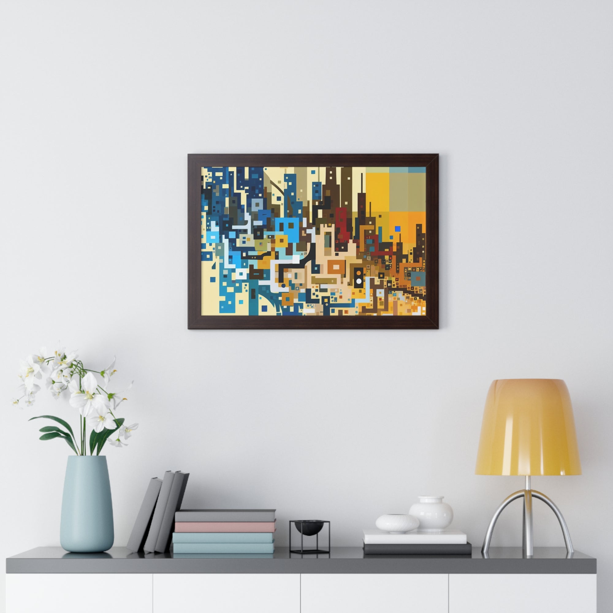 Metro Mirage | Framed Print