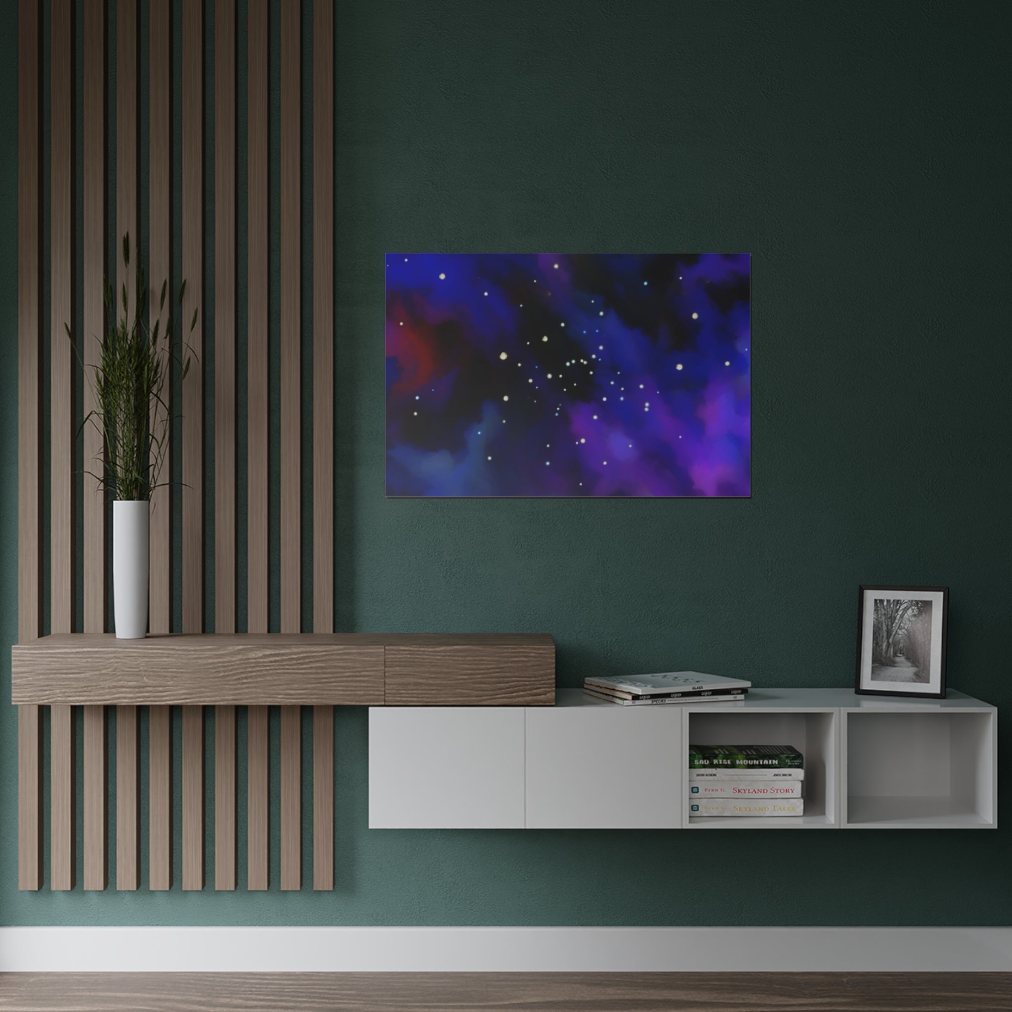 Celestial Whispers and Dreams | Satin Print