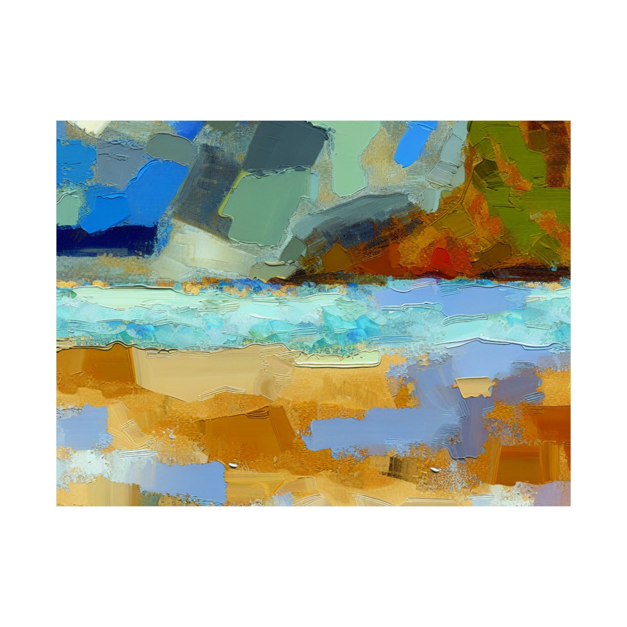 Seaside Reverie | Satin Print