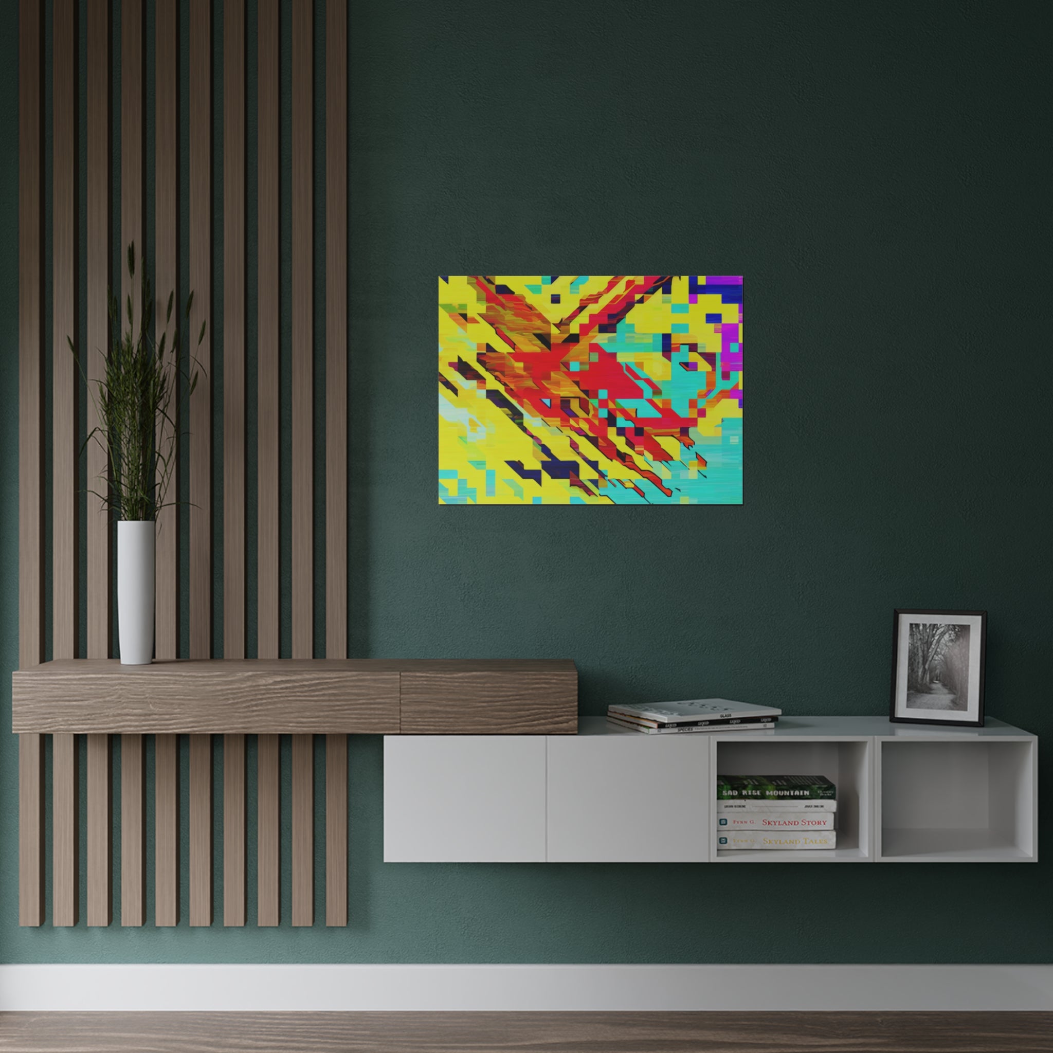 Euphoria in Pixels | Satin Print