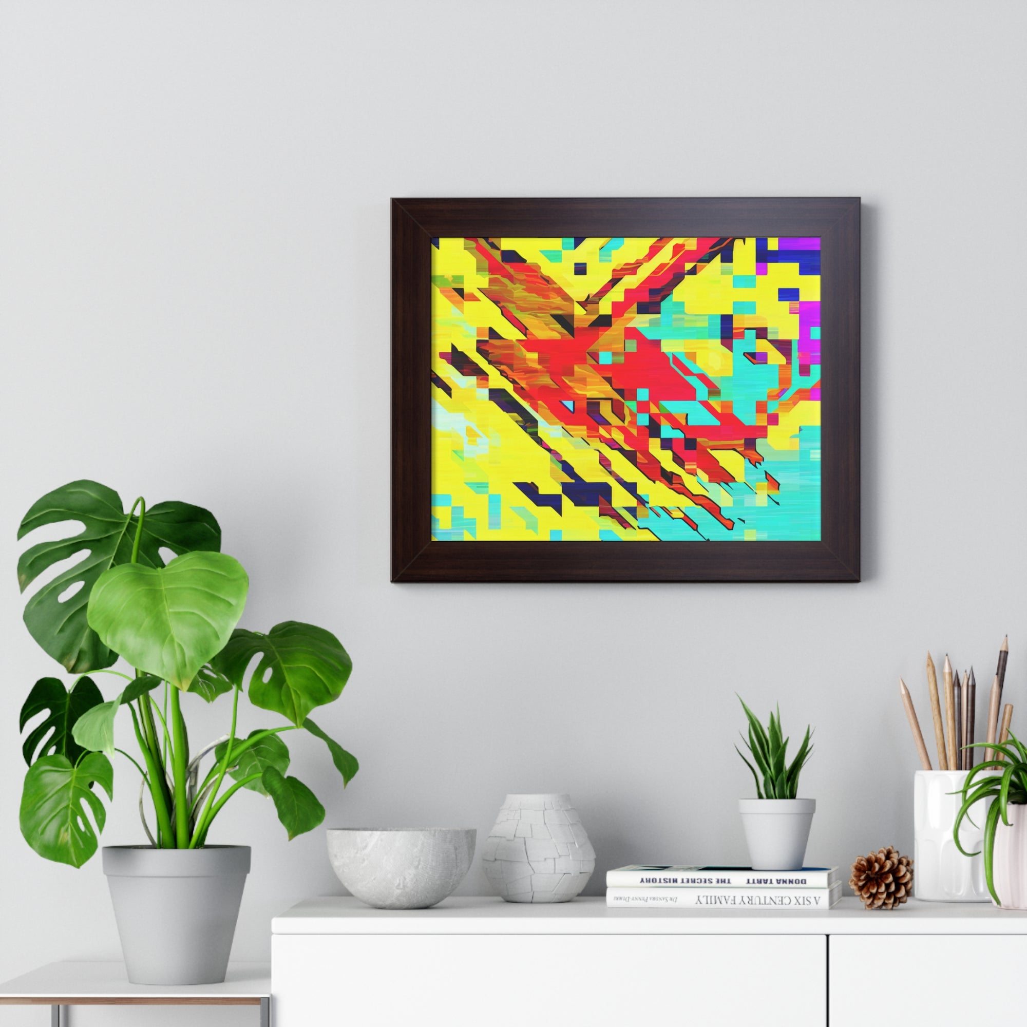 Euphoria in Pixels | Framed Print