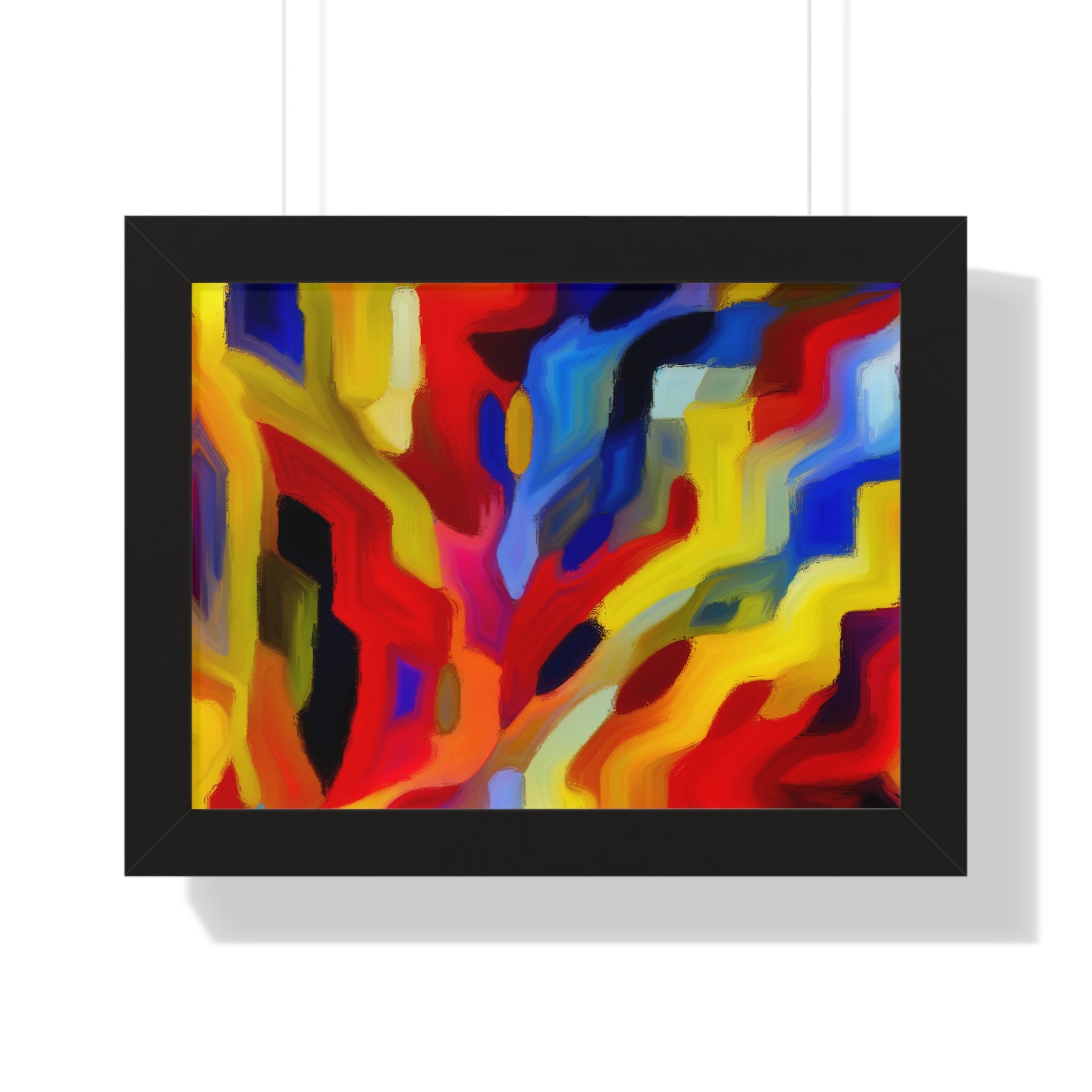 Chromatic Chaos Unveiled | Framed Print