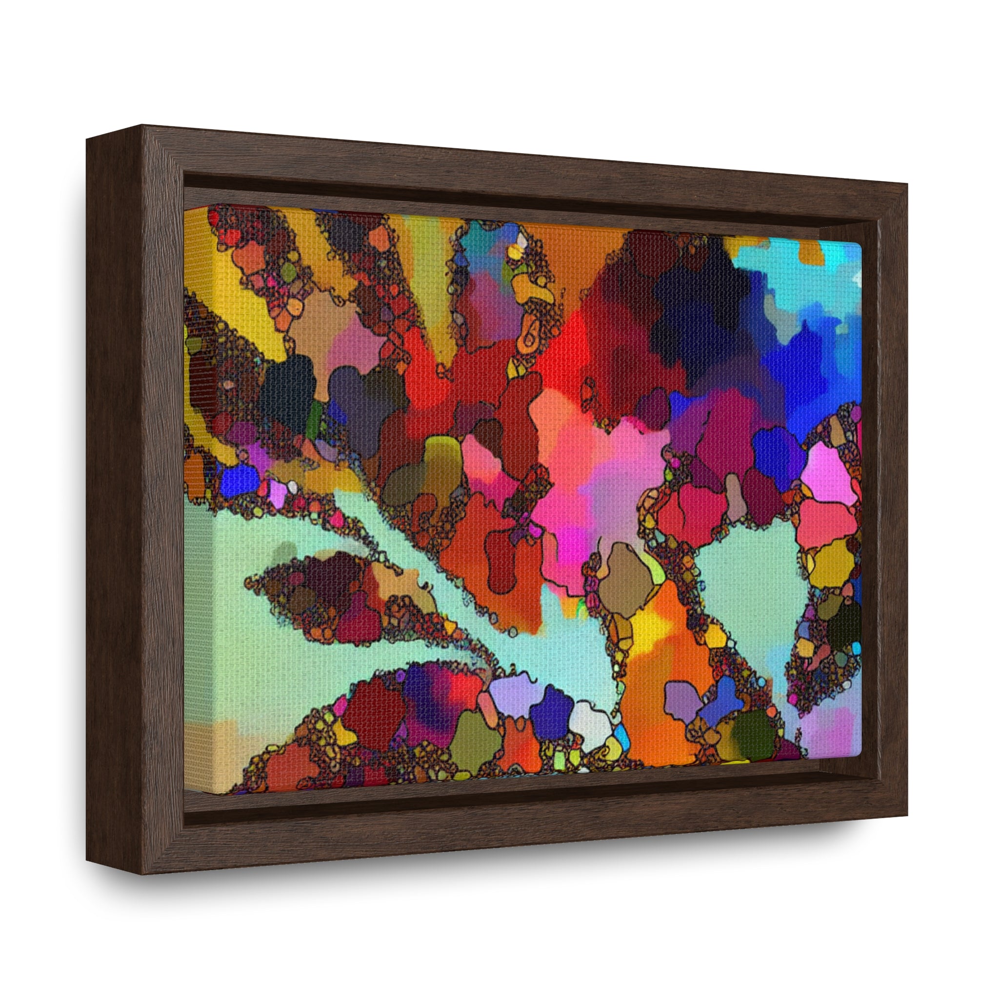 Botanical Rhythm and Flow | Framed Canvas