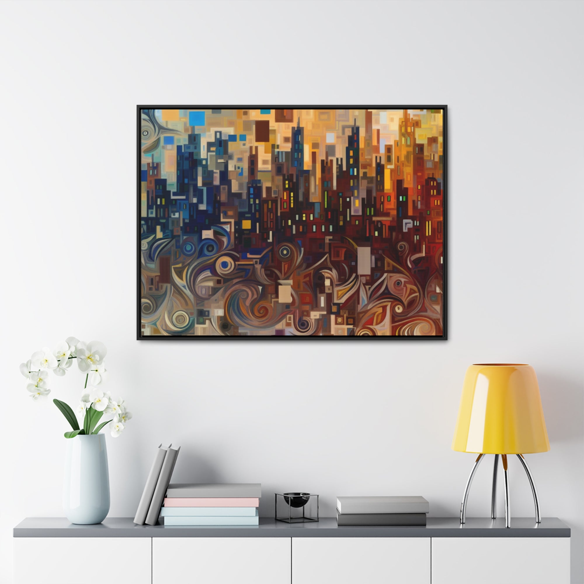 Metropolitan Rhythm | Framed Canvas