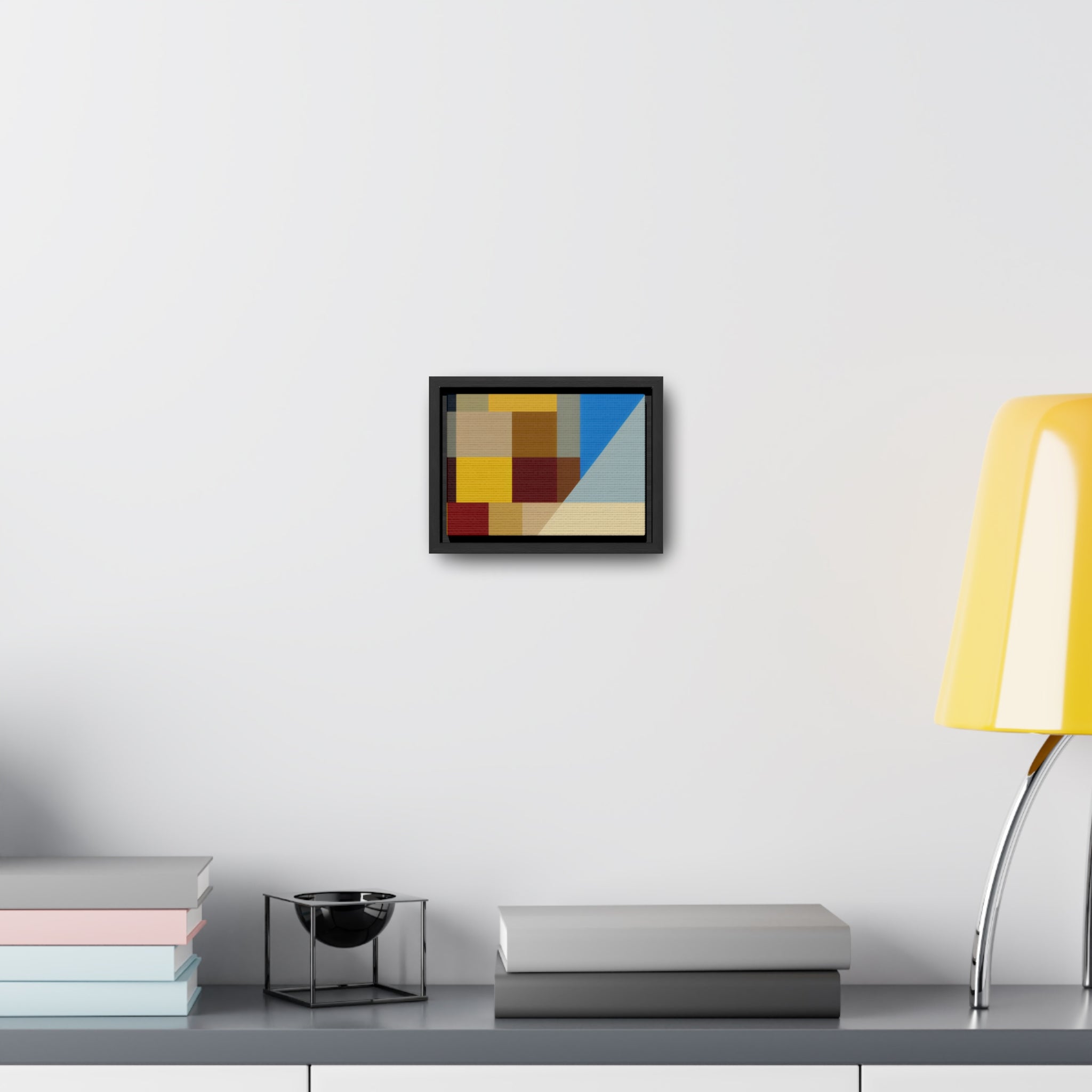 Colorful Geometric Symphony | Framed Canvas