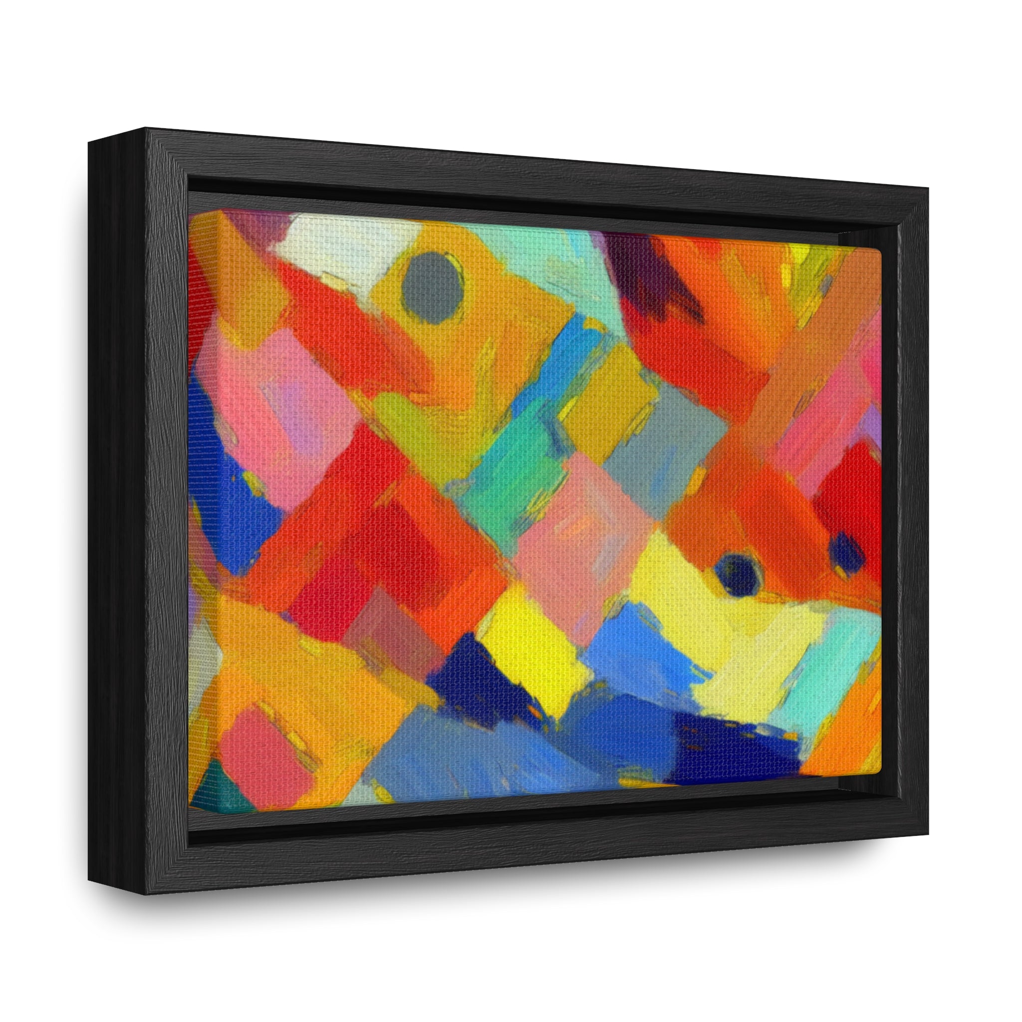 Dynamic Harmony in Color | Framed Canvas