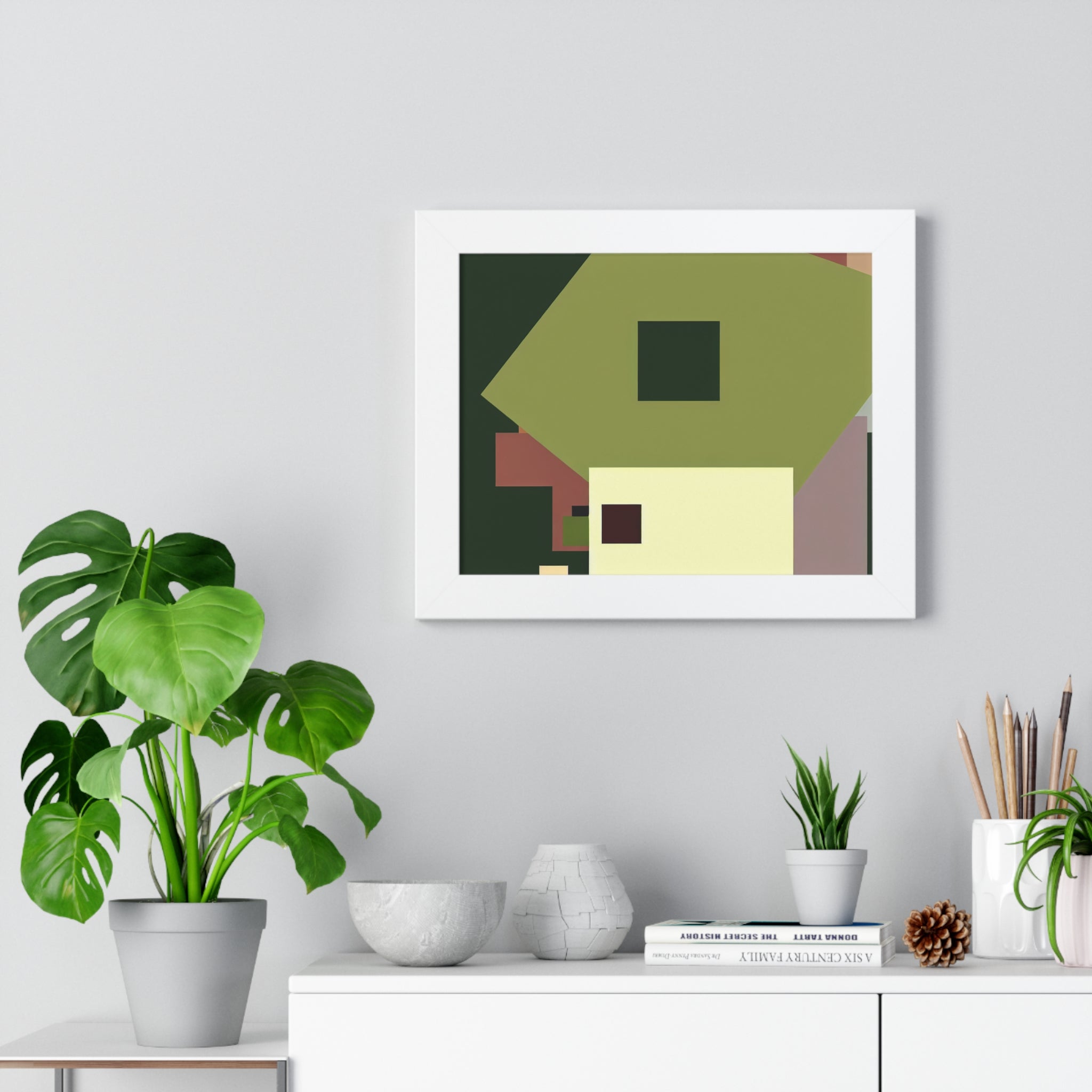 Whispers of Geometry | Framed Print