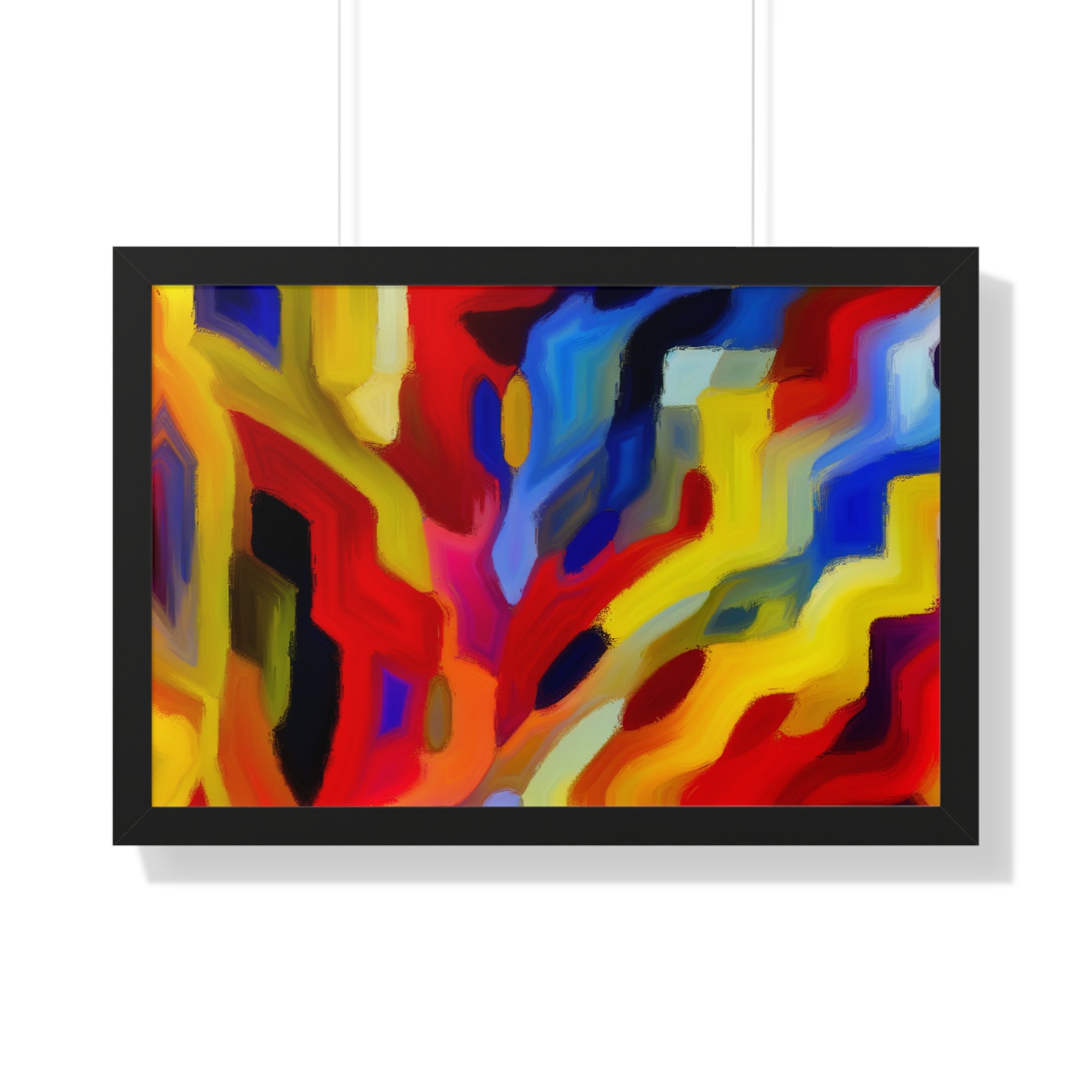 Chromatic Chaos Unveiled | Framed Print