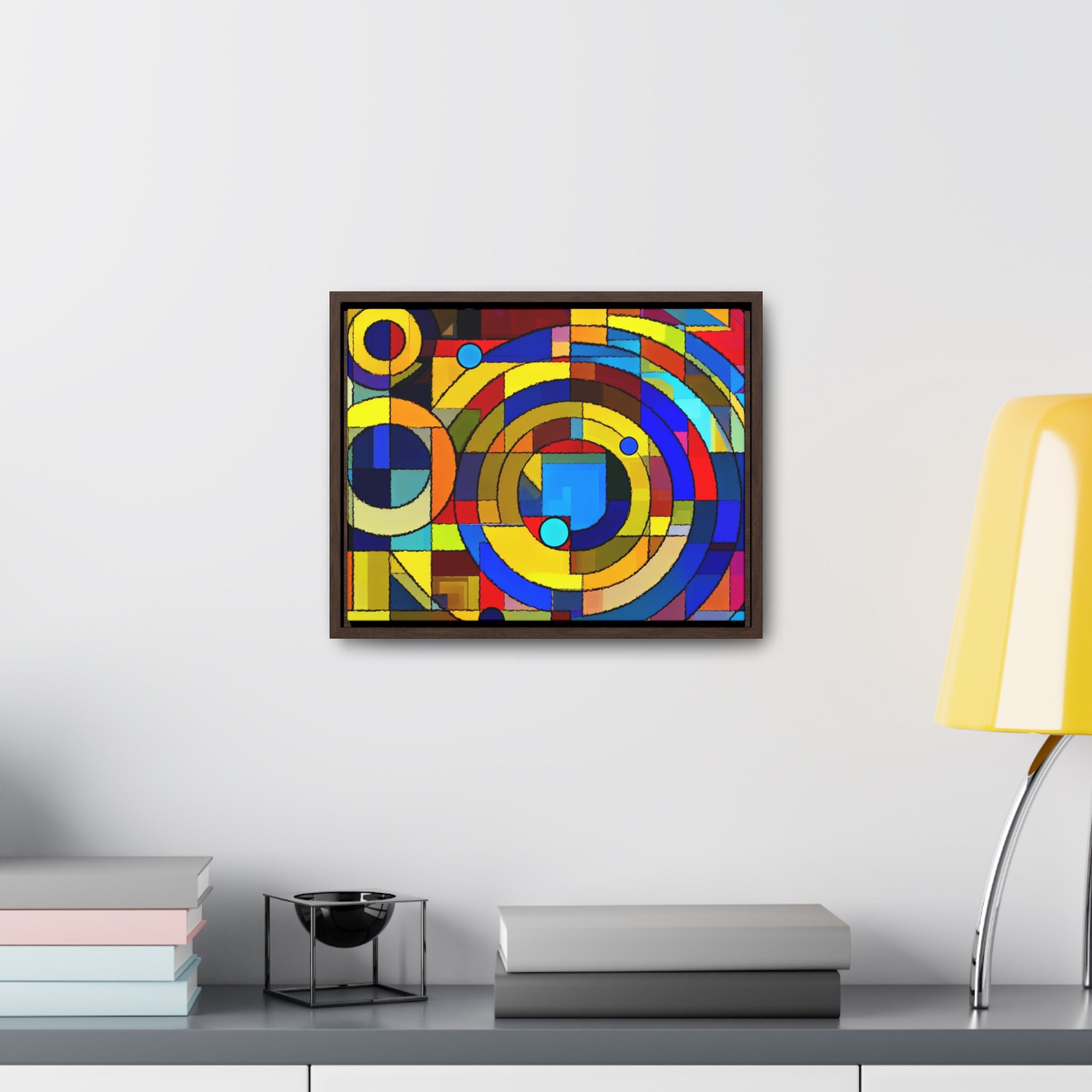 Dynamic Chaos and Harmony | Framed Canvas