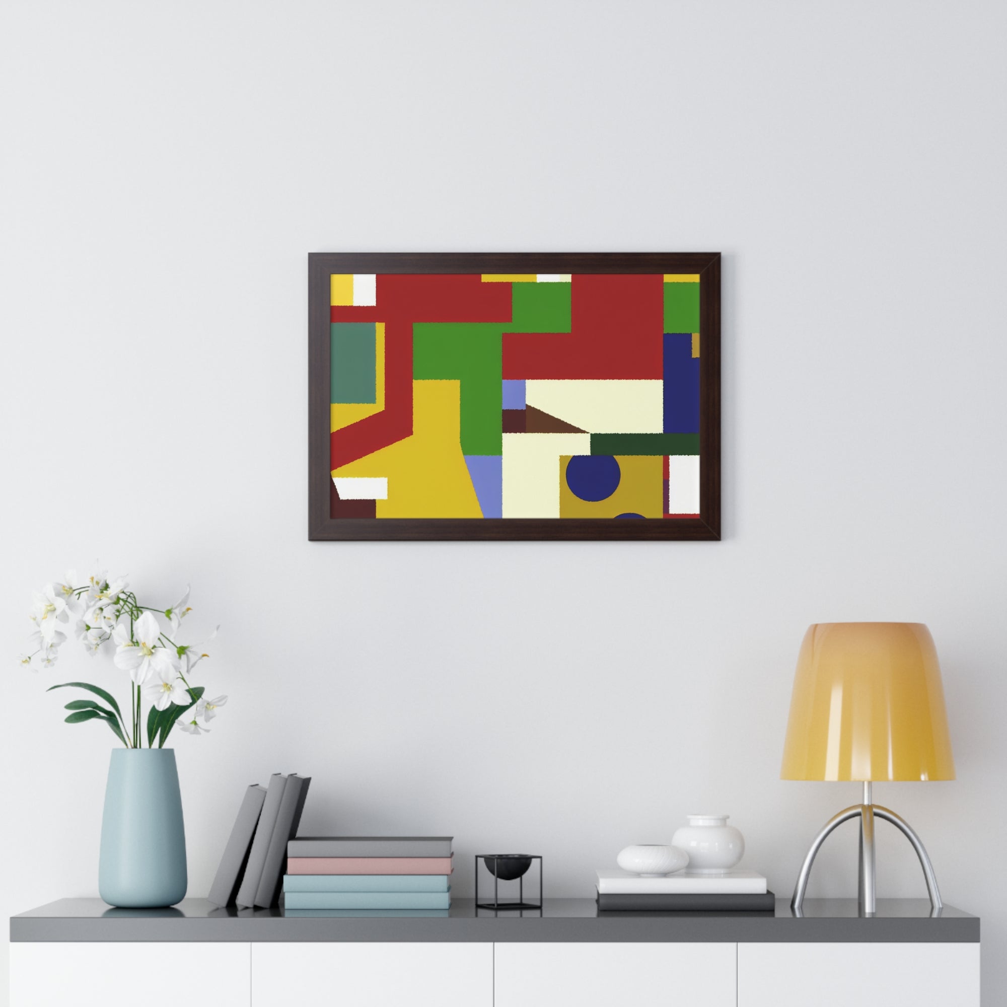 Geometric Harmony Unleashed | Framed Print