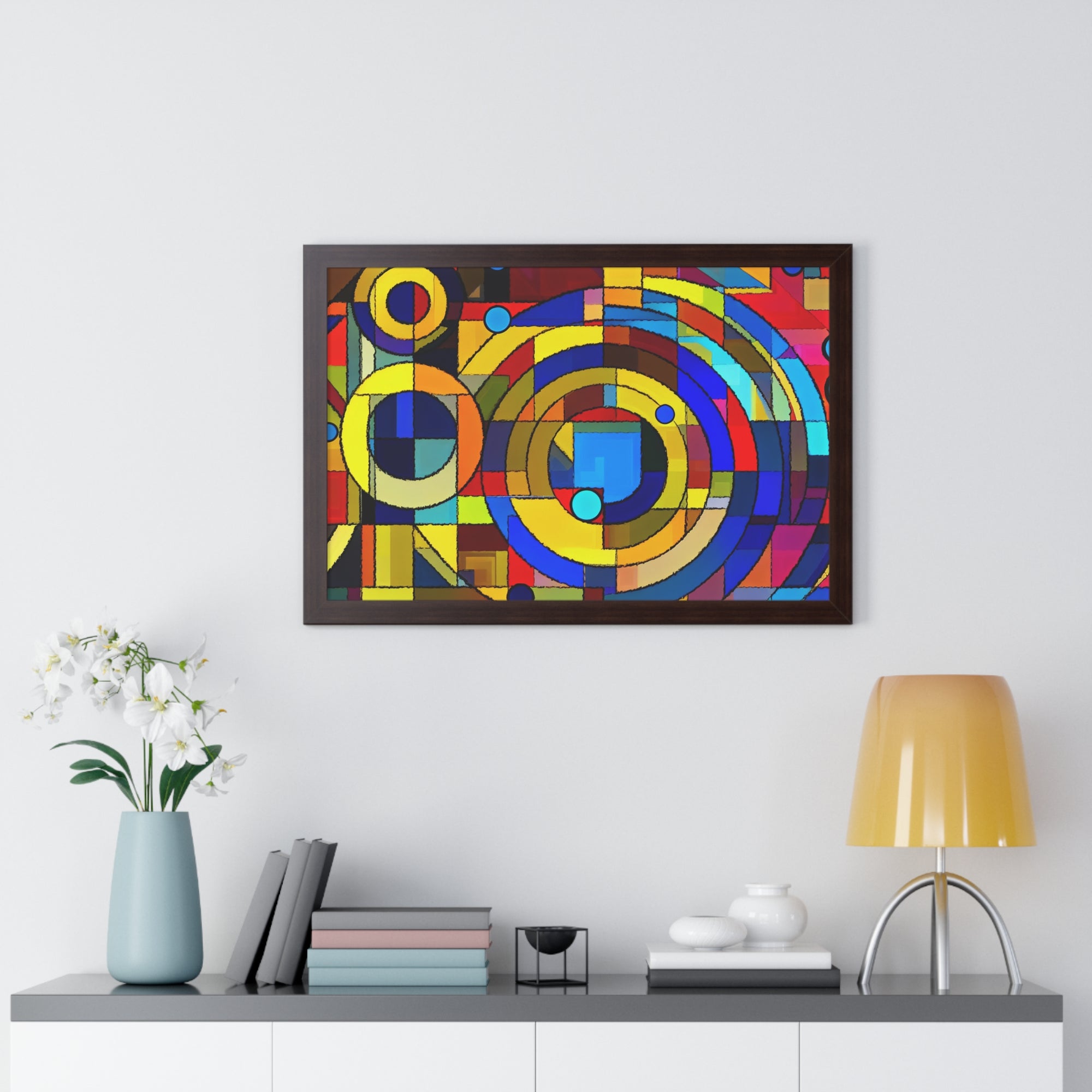 Dynamic Chaos and Harmony | Framed Print