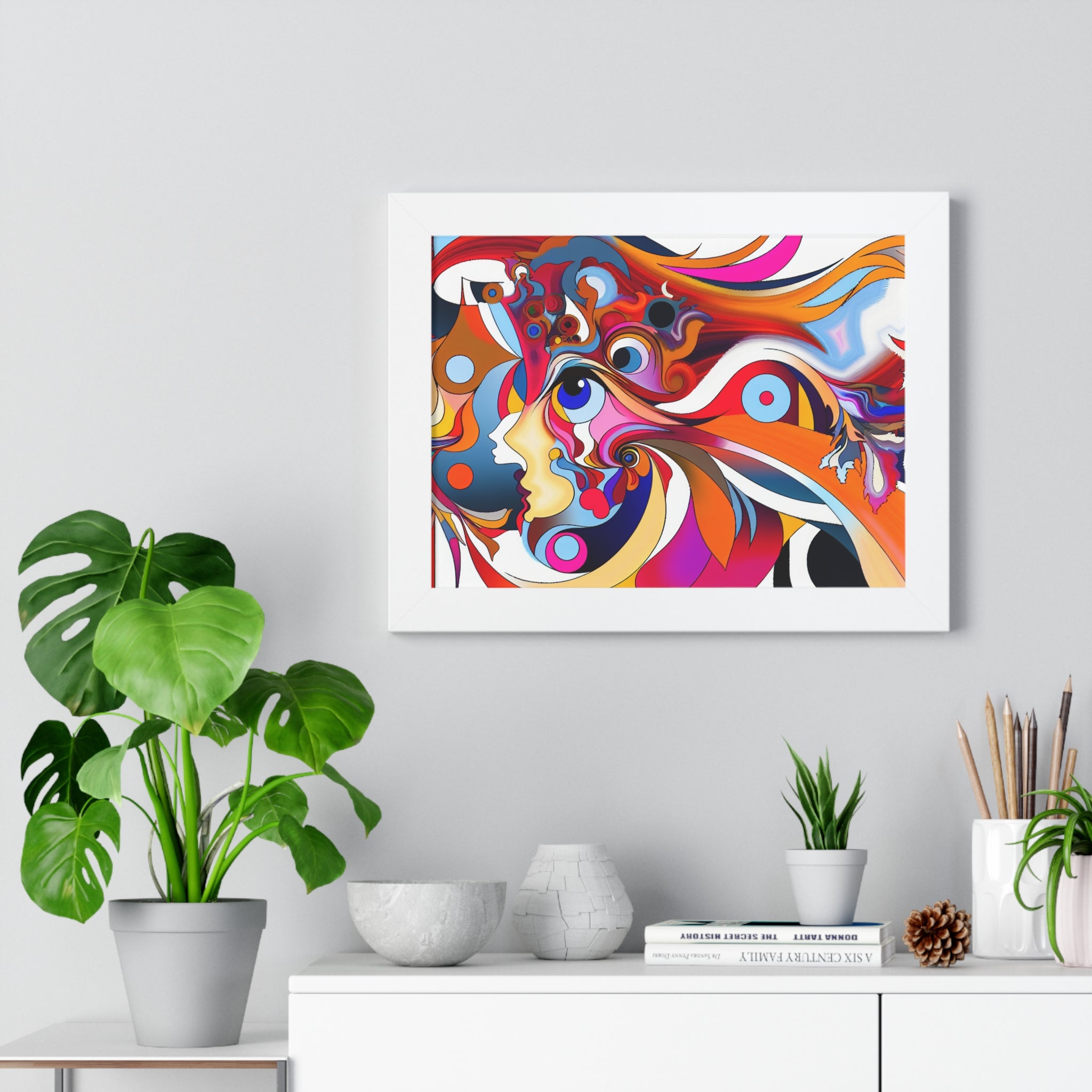 Chroma Dreamscape Fusion | Framed Print