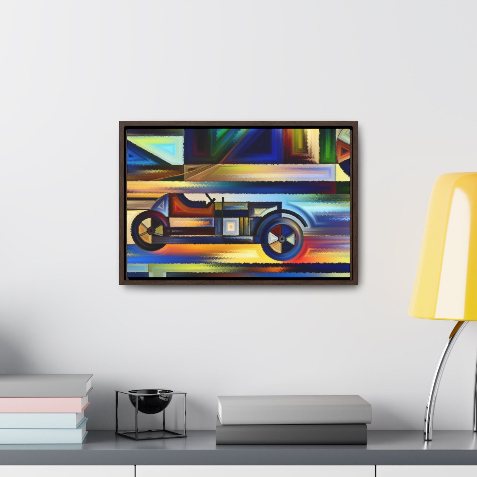 Velocity and Vibration | Framed Canvas