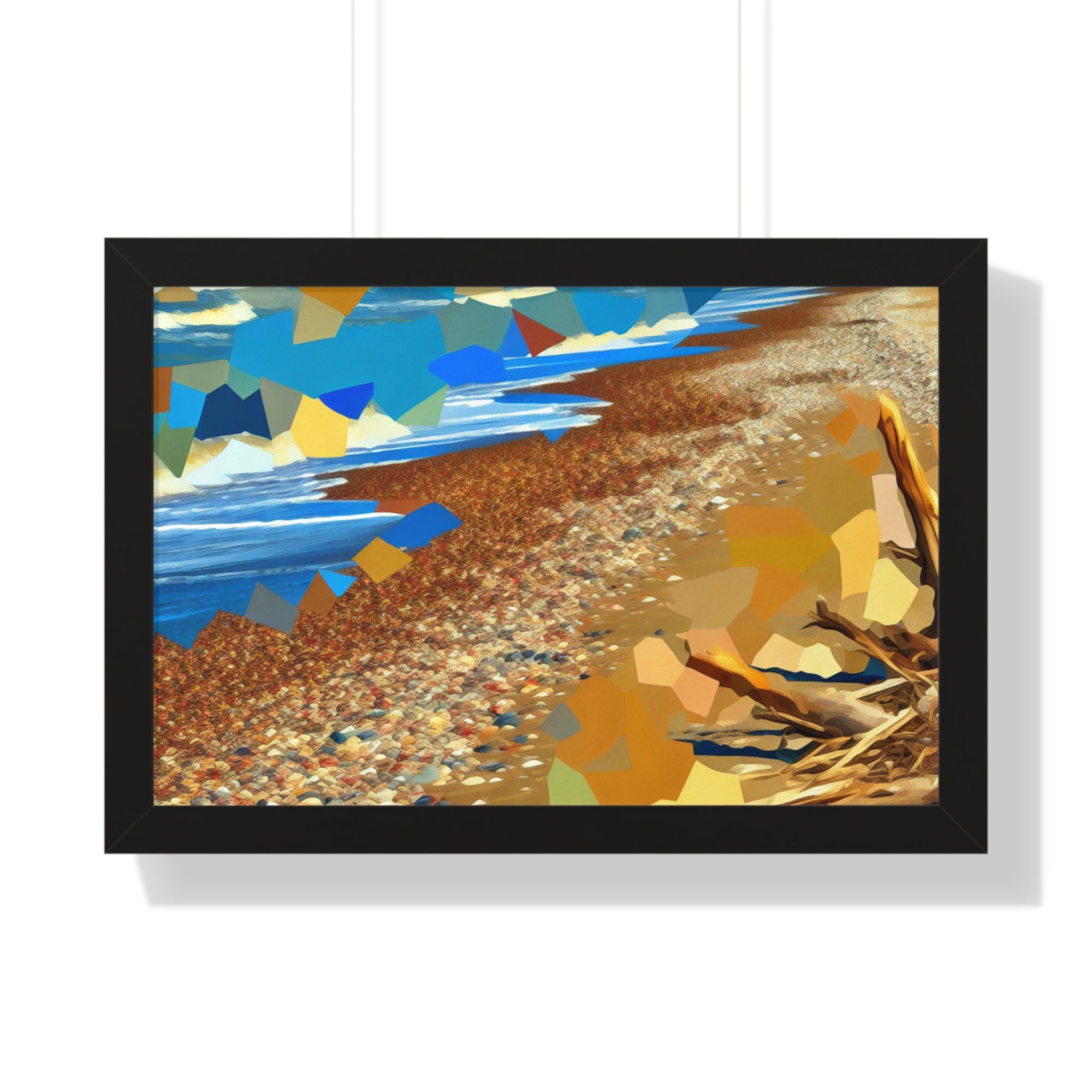 Tidal Whispers and Sunlight | Framed Print