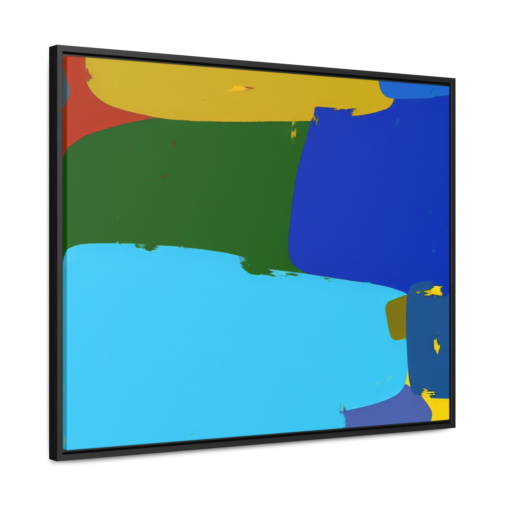 Vibrant Echoes of Energy | Framed Canvas