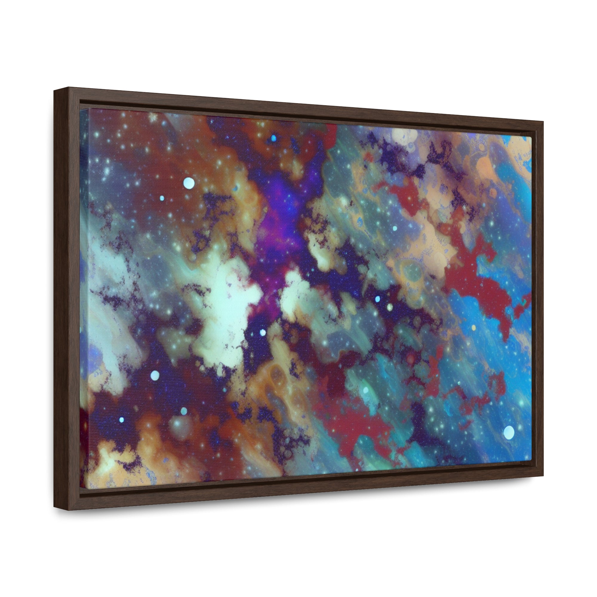 Stellar Whispers and Cosmic Dreams | Framed Canvas