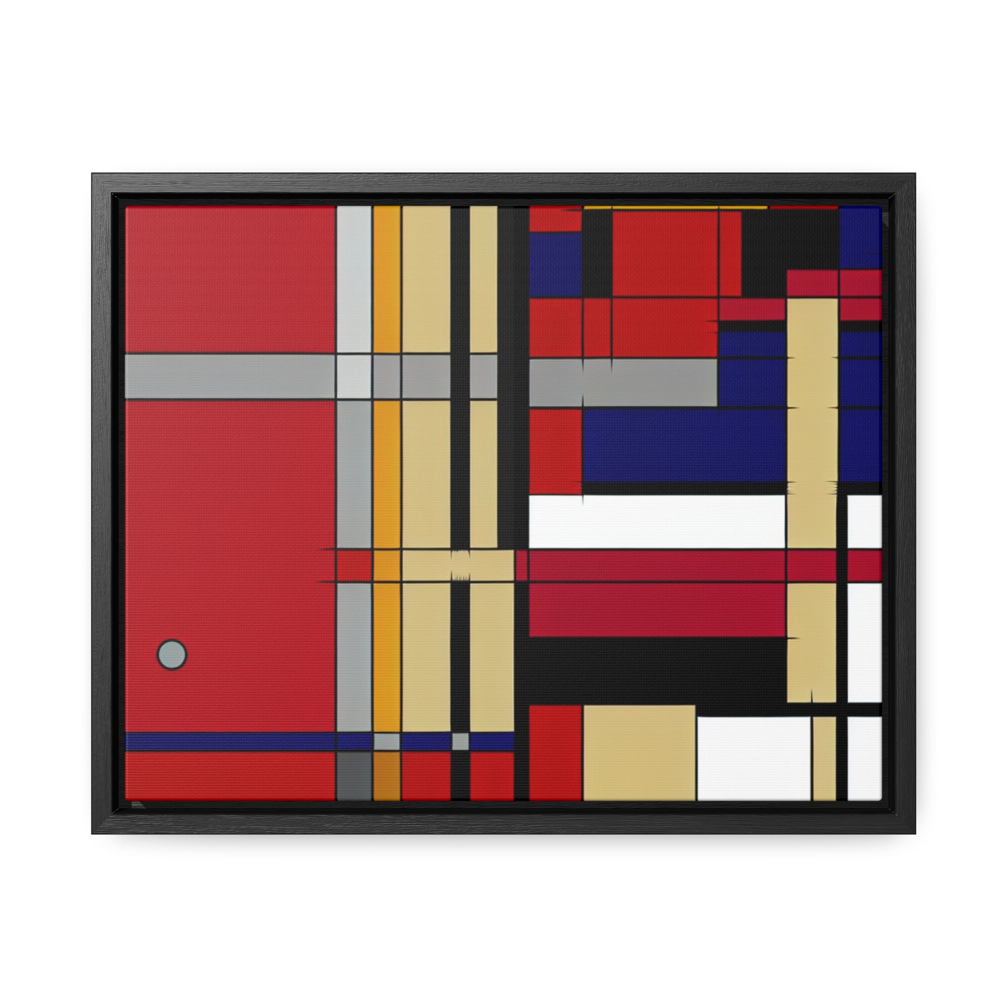 Dynamic Harmony of Shapes | Framed Canvas