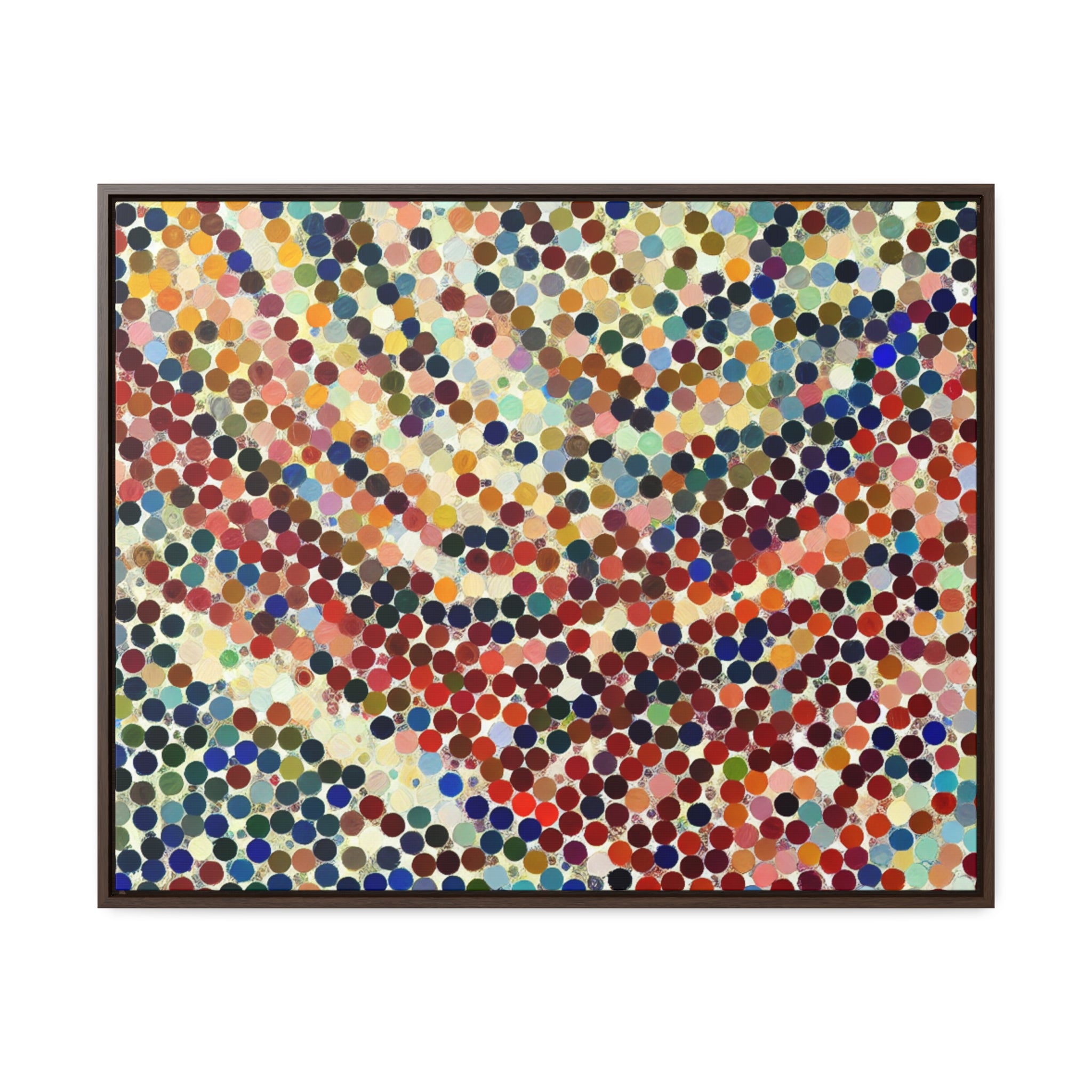 Waves of Colorful Whispers | Framed Canvas