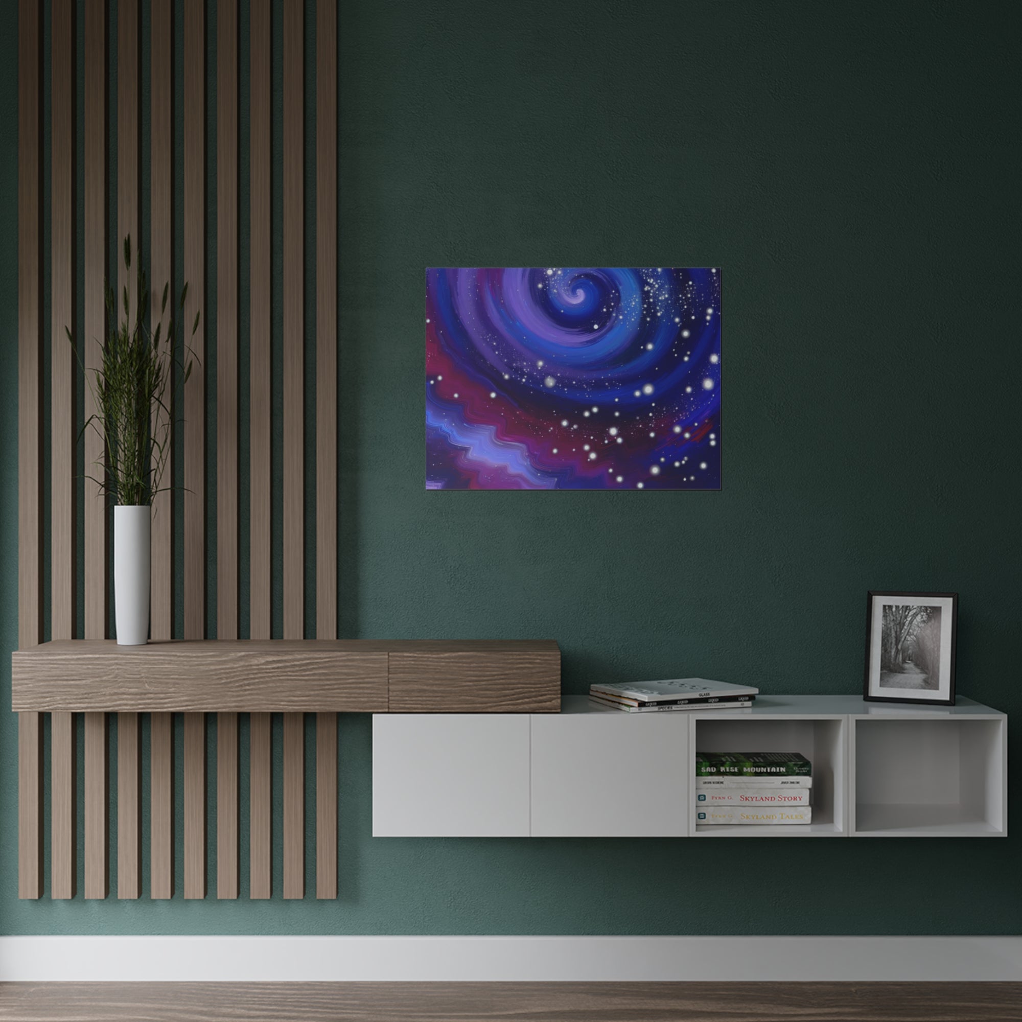 Celestial Whirlwind Dreams | Satin Print