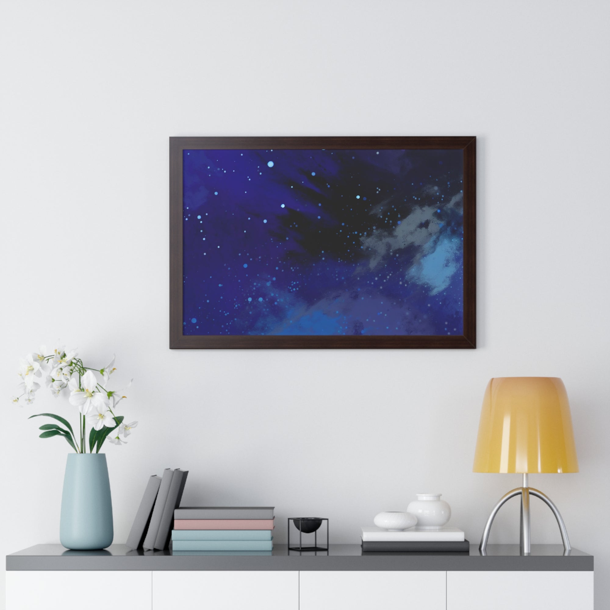 Ethereal Celestial Whirlwind | Framed Print