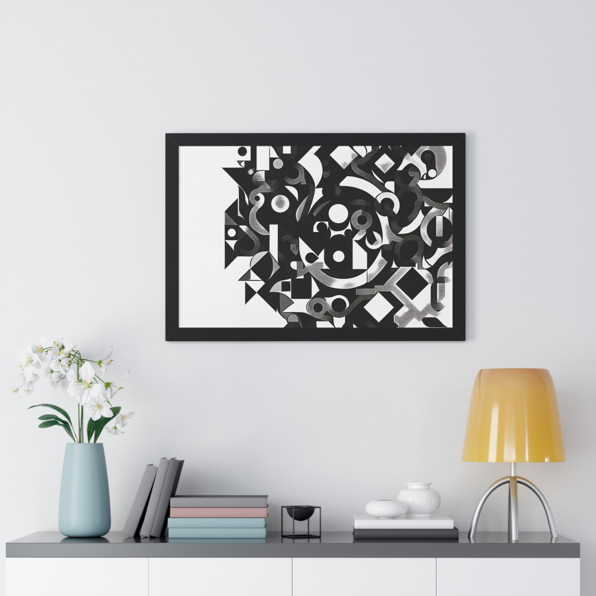 Eclipse of Contrast | Framed Print