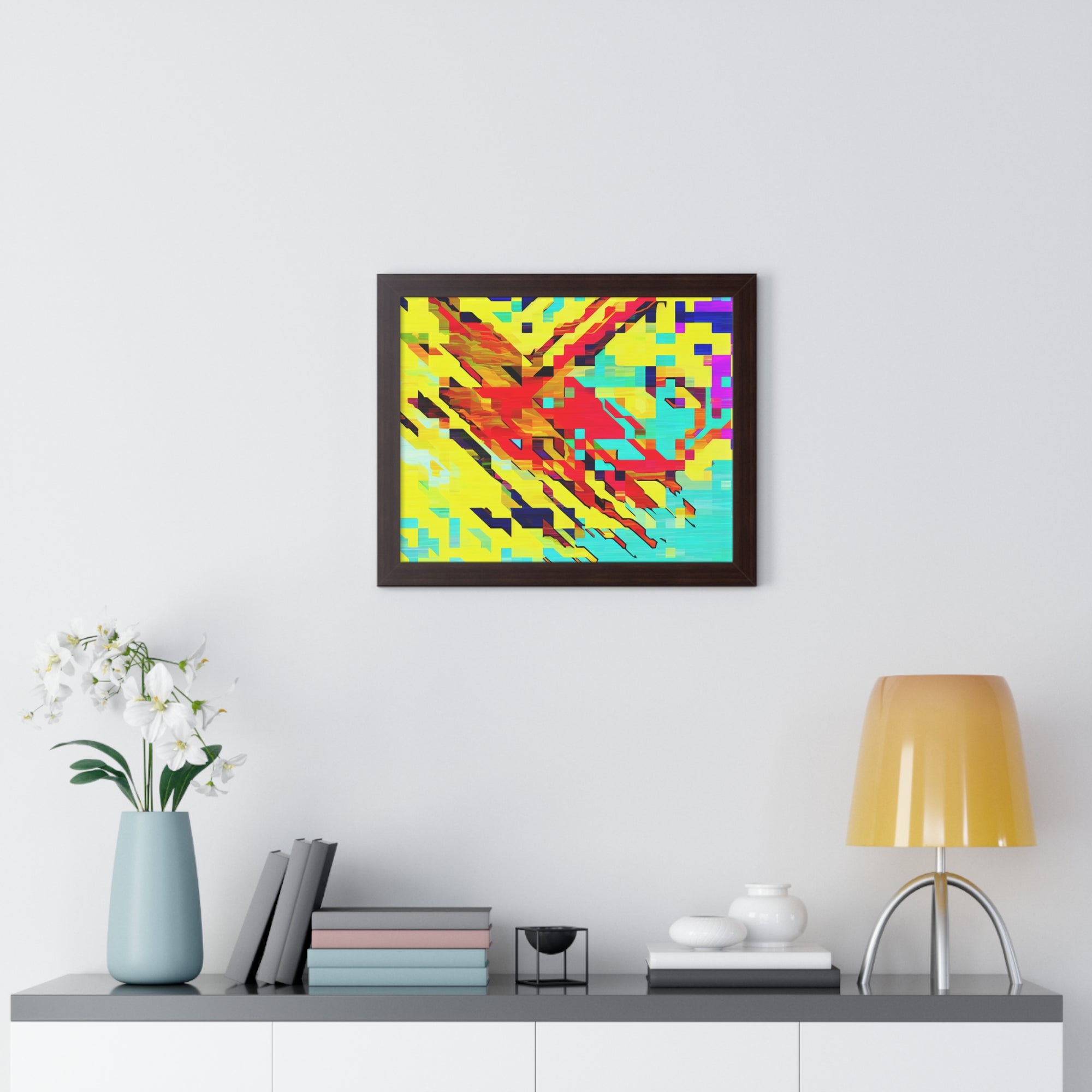 Euphoria in Pixels | Framed Print