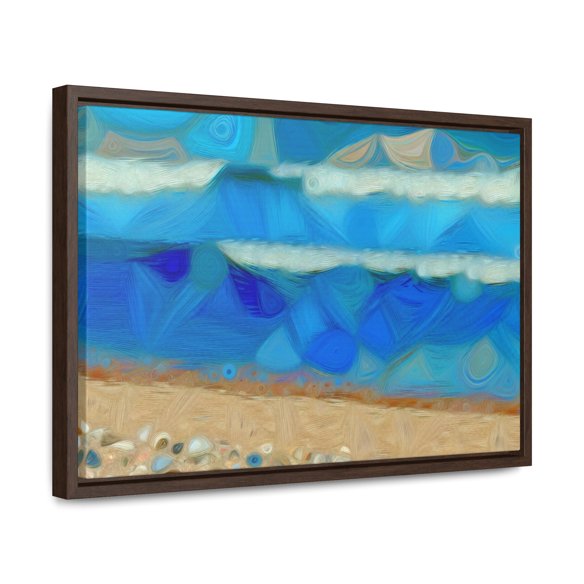 Whispers of Tidal Serenity | Framed Canvas