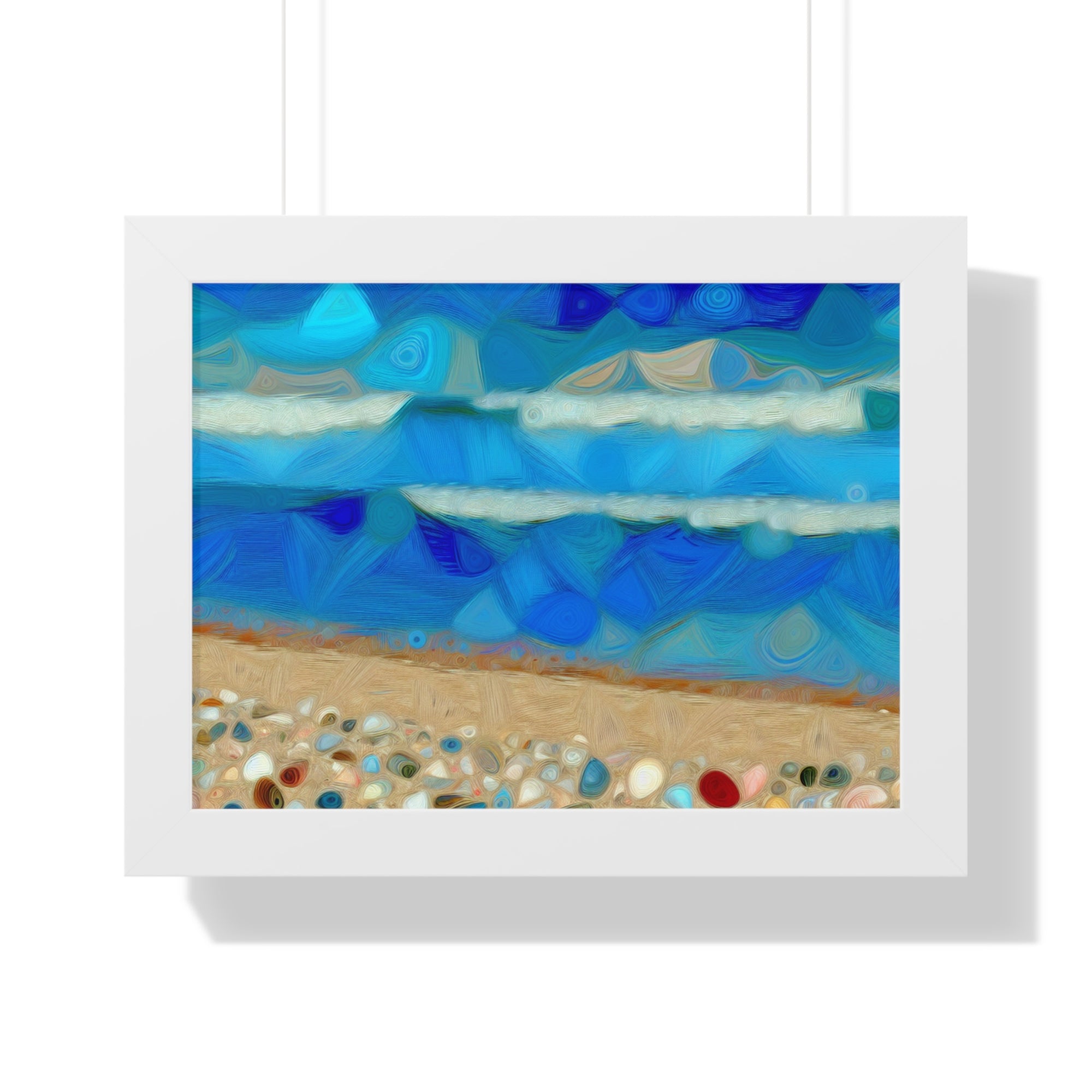 Whispers of Tidal Serenity | Framed Print