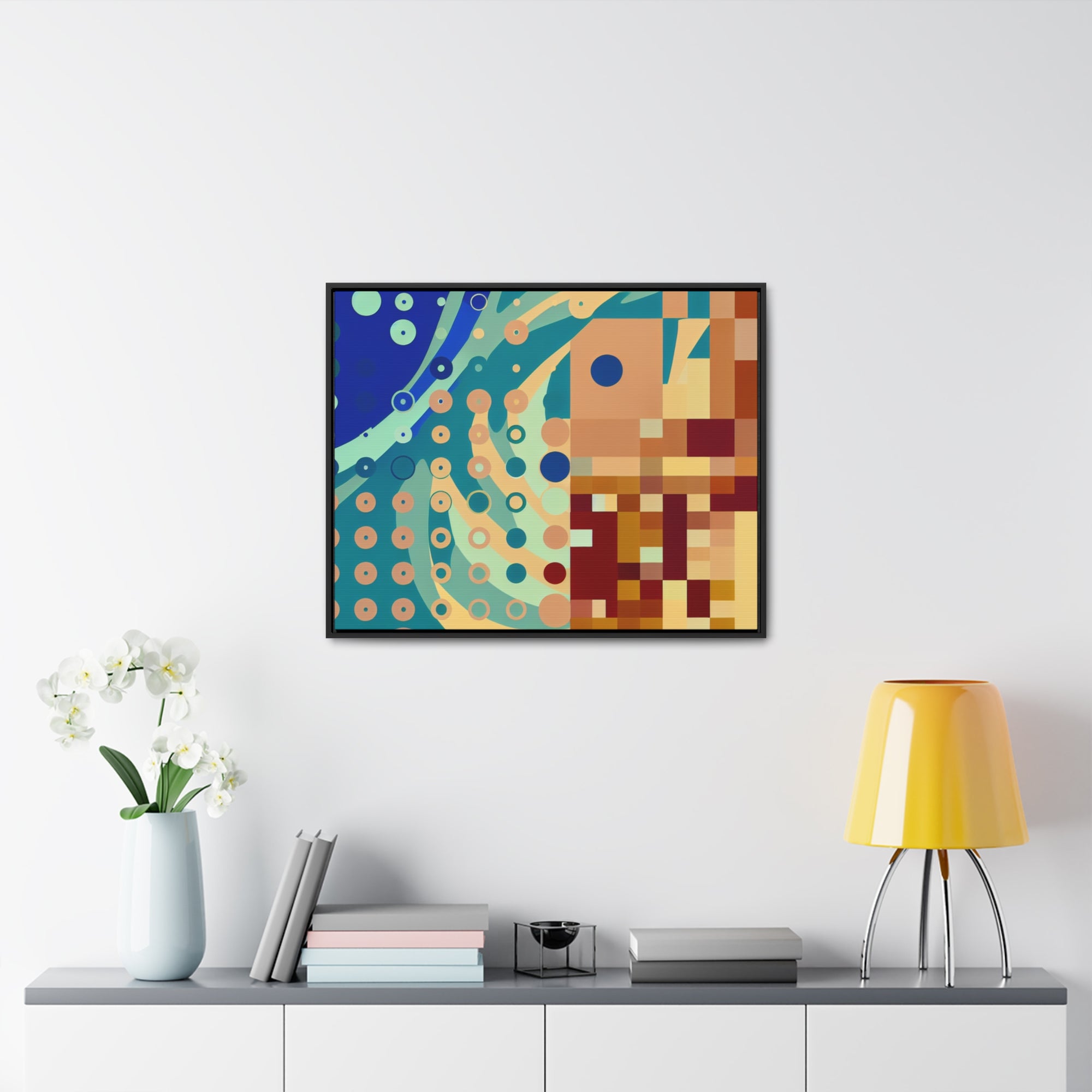 Whirlwind of Colors | Framed Canvas